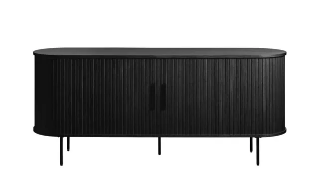 selsey-gativel-kommode-lamellen-180-cm-schwarze-eiche image 1