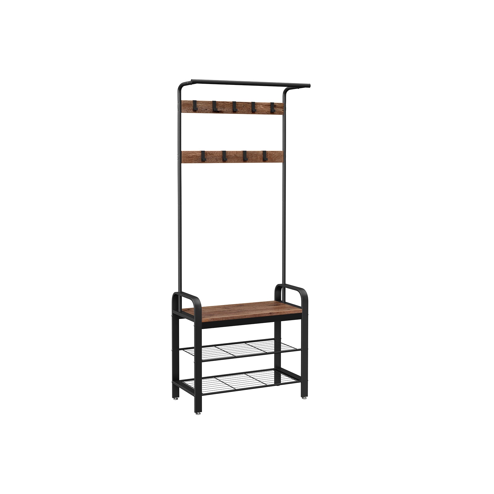 vasagle-garderobenst-nder-183-cm-hoch-mit-schuhregal-und-sitzfl-che-greige-grau image 4