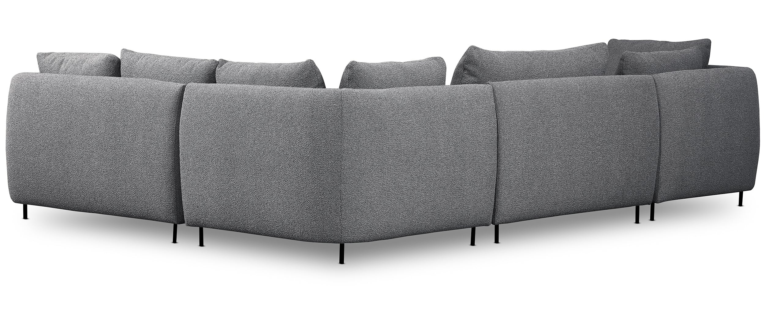 selsey-lanomi-modulares-ecksofa-u-form-rechts-grauer-boucl-320-cm image 7