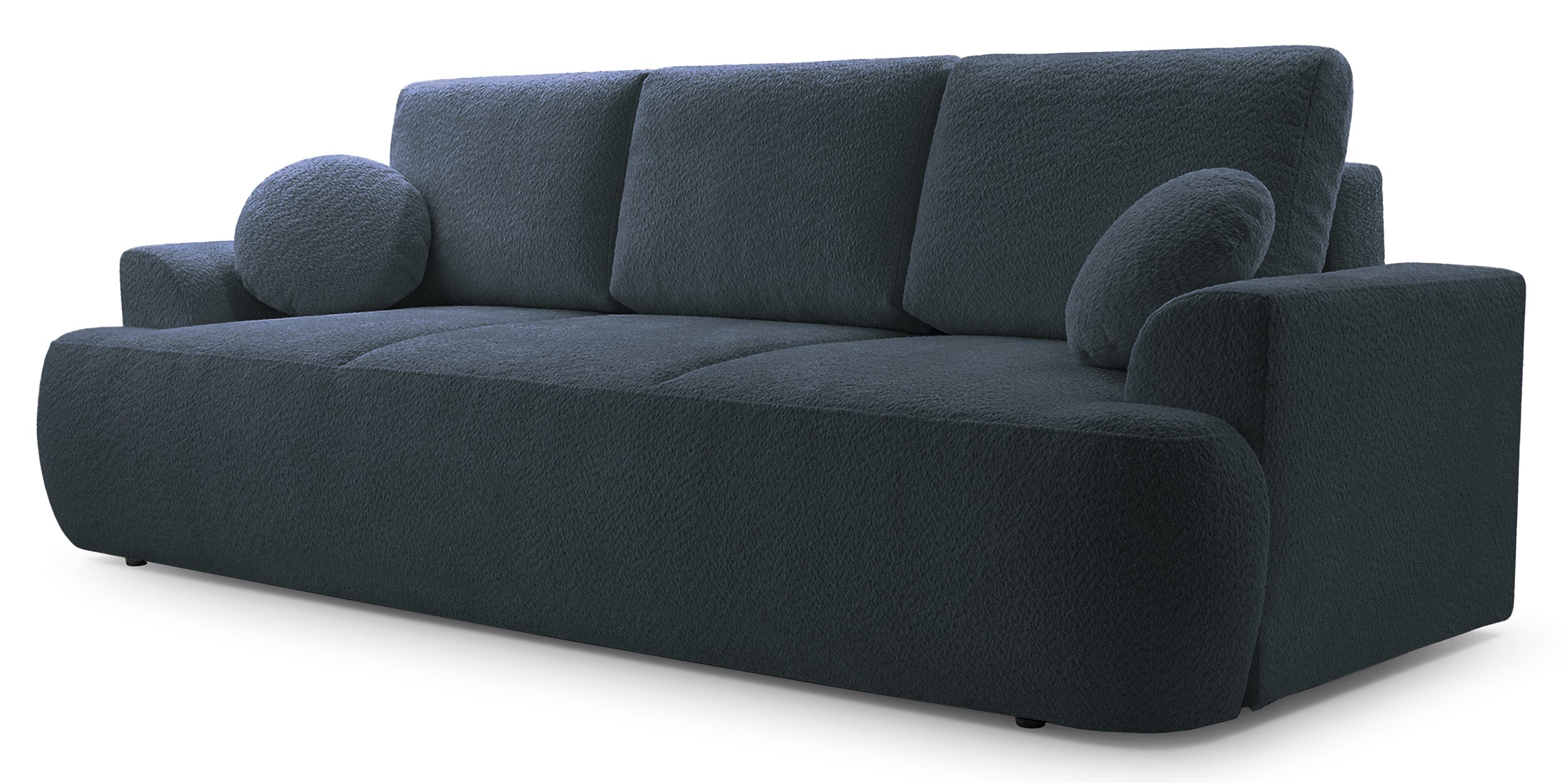 selsey-barletto-dreisitziges-schlafsofa-mit-stauraum-dunkelgrauer-boucl image 3