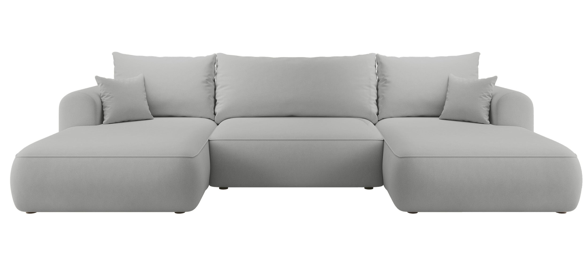 selsey-ovo-ecksofa-u-f-rmig-mit-schlaffunktion-und-stauraum-grauer-samt image 1
