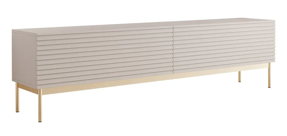 selsey-linearis-tv-schrank-175-cm-mit-zwei-klappen-und-led-beleuchtung-kaschmir- image 1