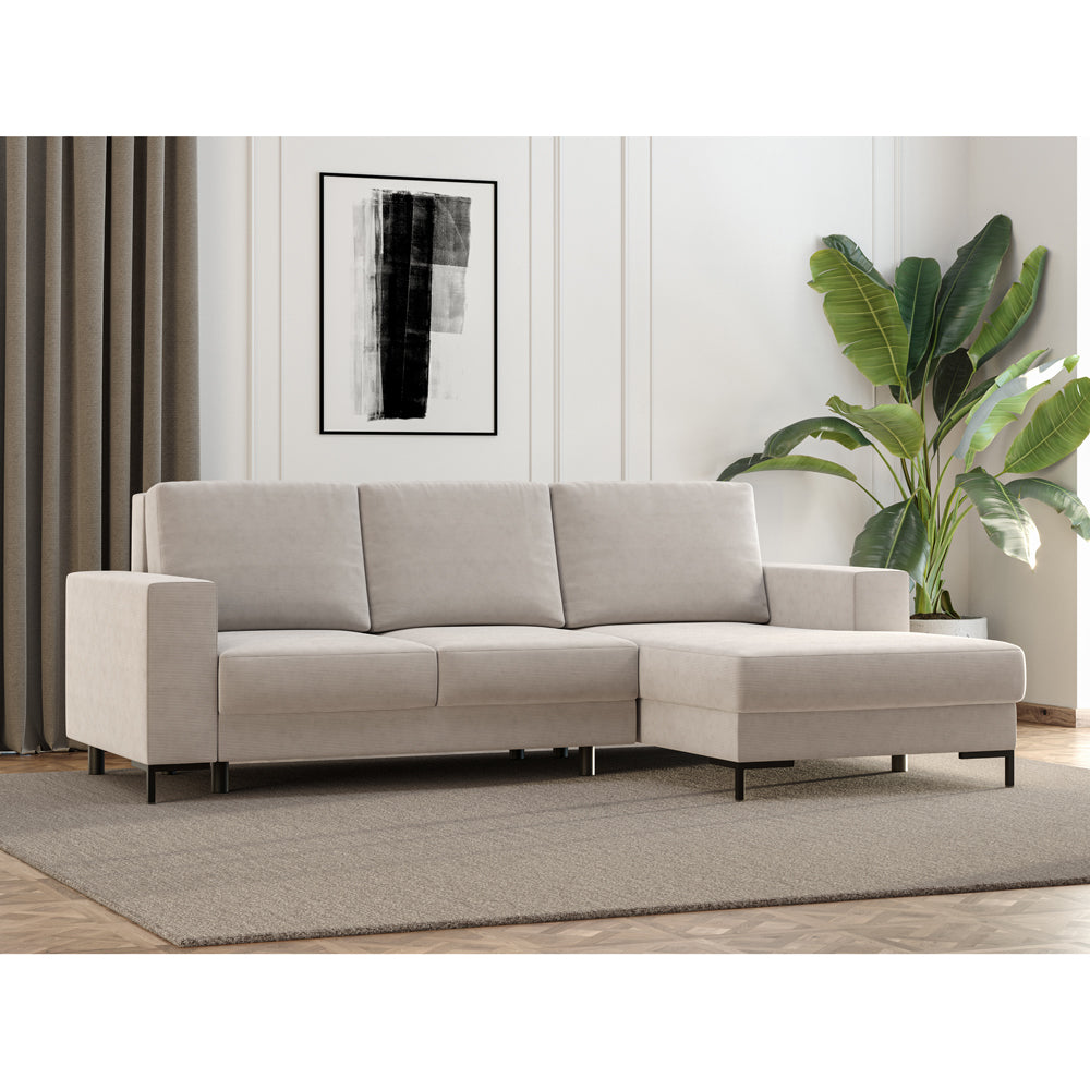 selsey-mokpeo-ecksofa-mit-schlafunktion-rechts-beige-cord-2-stauraumf-cher-schwa image 2