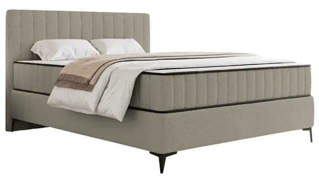 selsey-mufasso-kontinentalbett-140x200-cm-mit-stauraum-dunkelbeige-boucl image 1