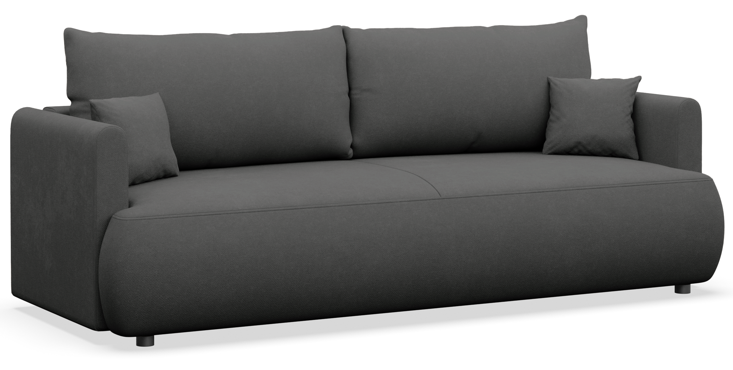selsey-dreisitziges-schlafsofa-ovo-mini-mit-stauraum-dunkelgrauer-chenille-auskl image 5