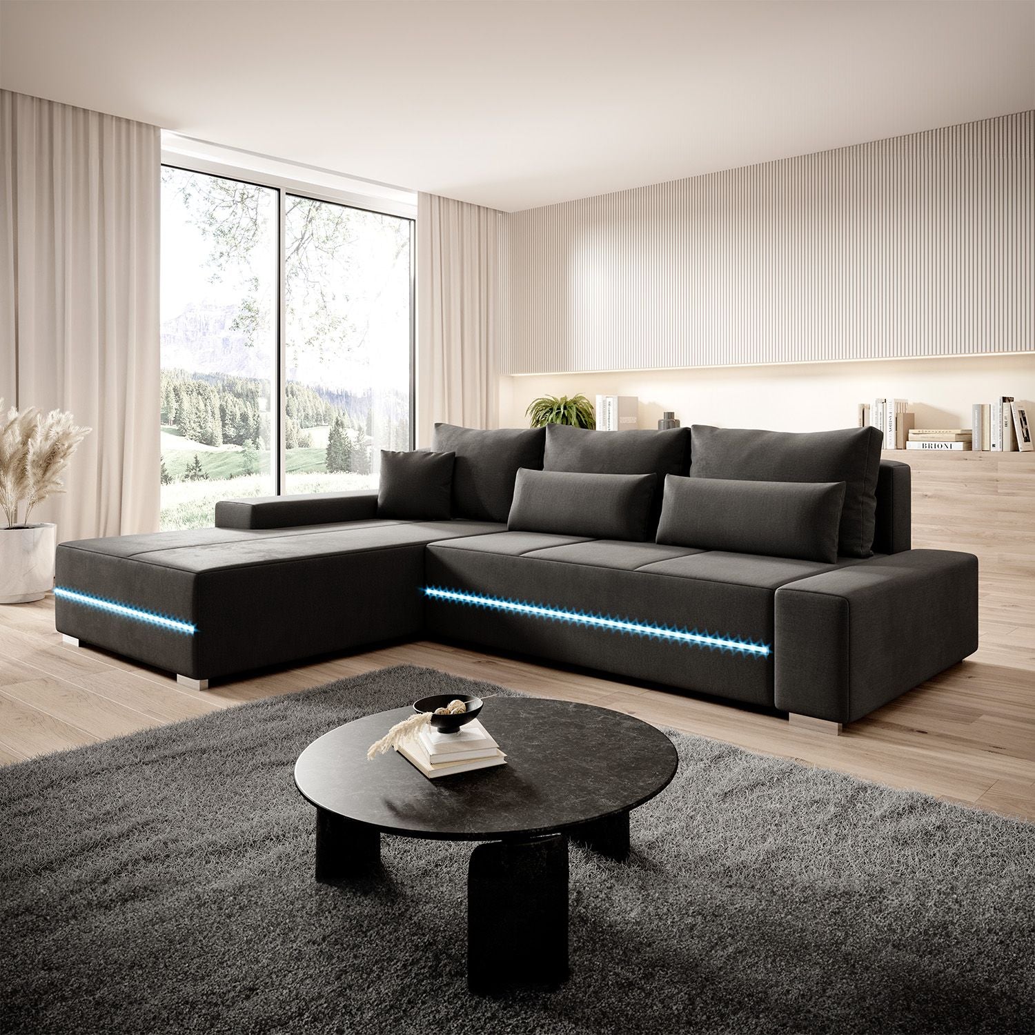 juskys-sofa-davos-mit-led-wohnlandschaft-mit-schlaffunktion-und-bettkasten image 3