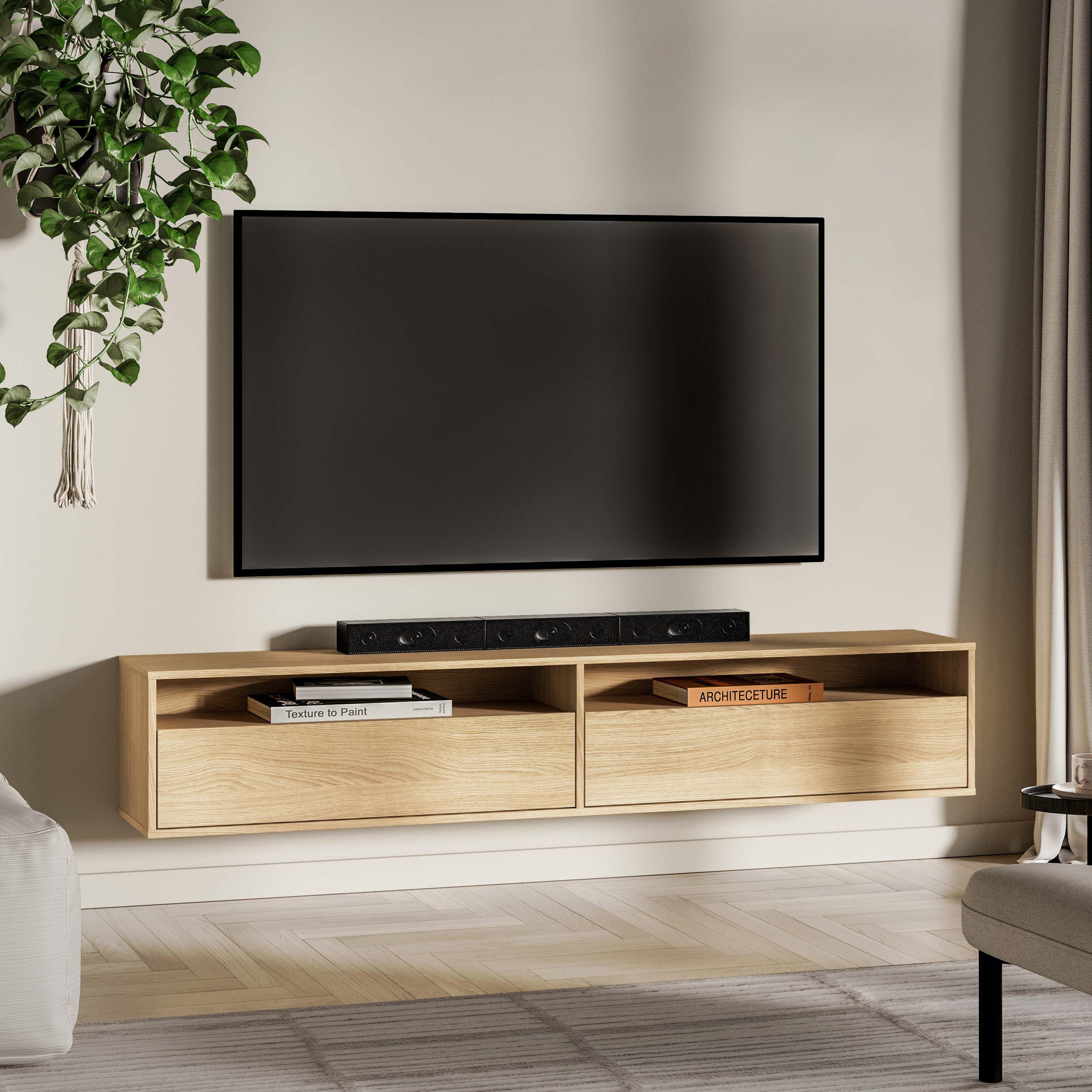 selsey-heggers-h-ngender-tv-schrank-180-cm-mit-klappen-und-nischen-eiche-mavelie image 2