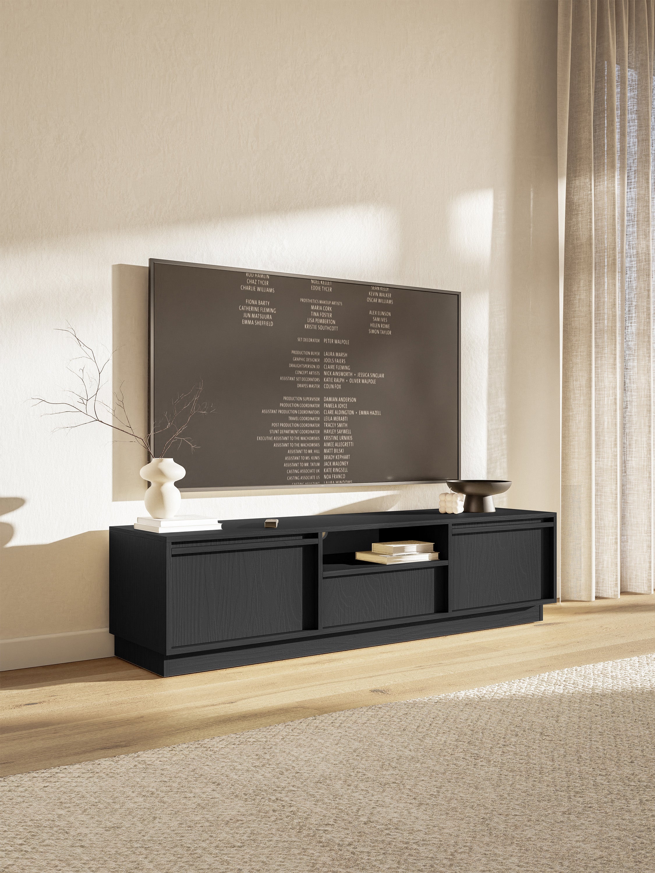 selsey-evo-tv-schrank-154-cm-schwarz-mit-2-t-ren-schublade-und-sockel image 3