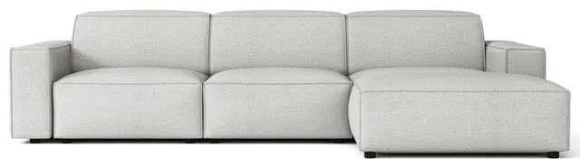 selsey-sellmo-modulares-ecksofa-l-form-rechts-hellgrauer-hydrophober-chenille image 1