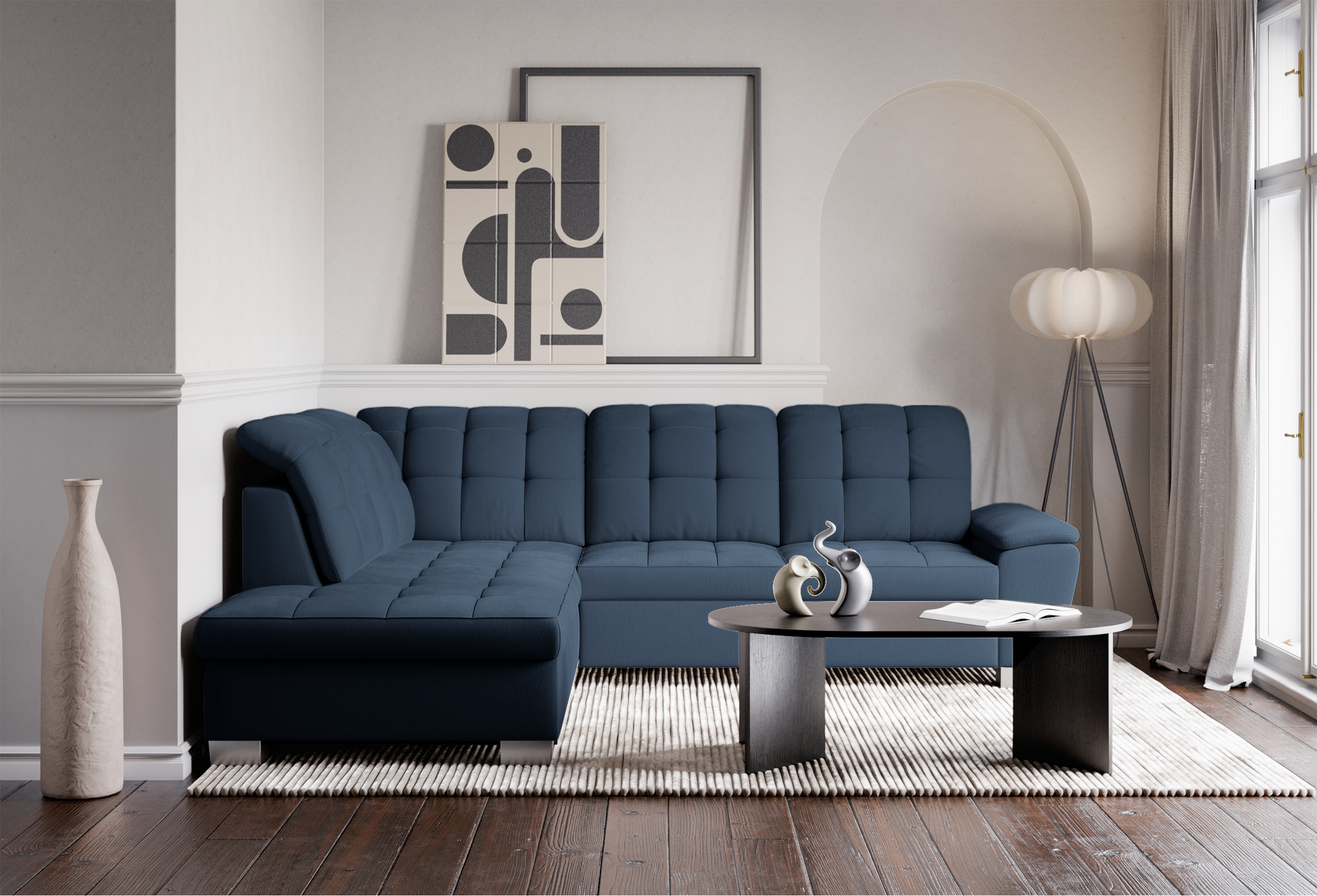 selsey-jamaal-ecksofa-mit-schlaffunktion-l-links-mit-stauraum-marineblaues-gefle image 2