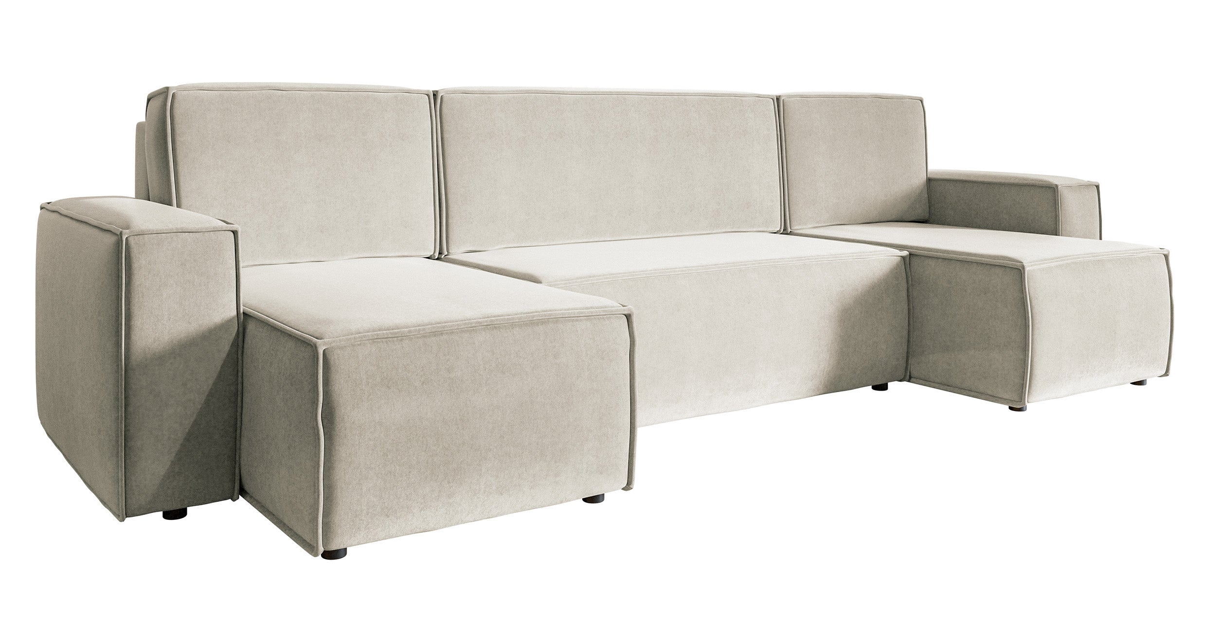 selsey-copertino-u-ecksofa-mit-schlaffunktion-und-stauraum-hellbeige-samtvelours image 1