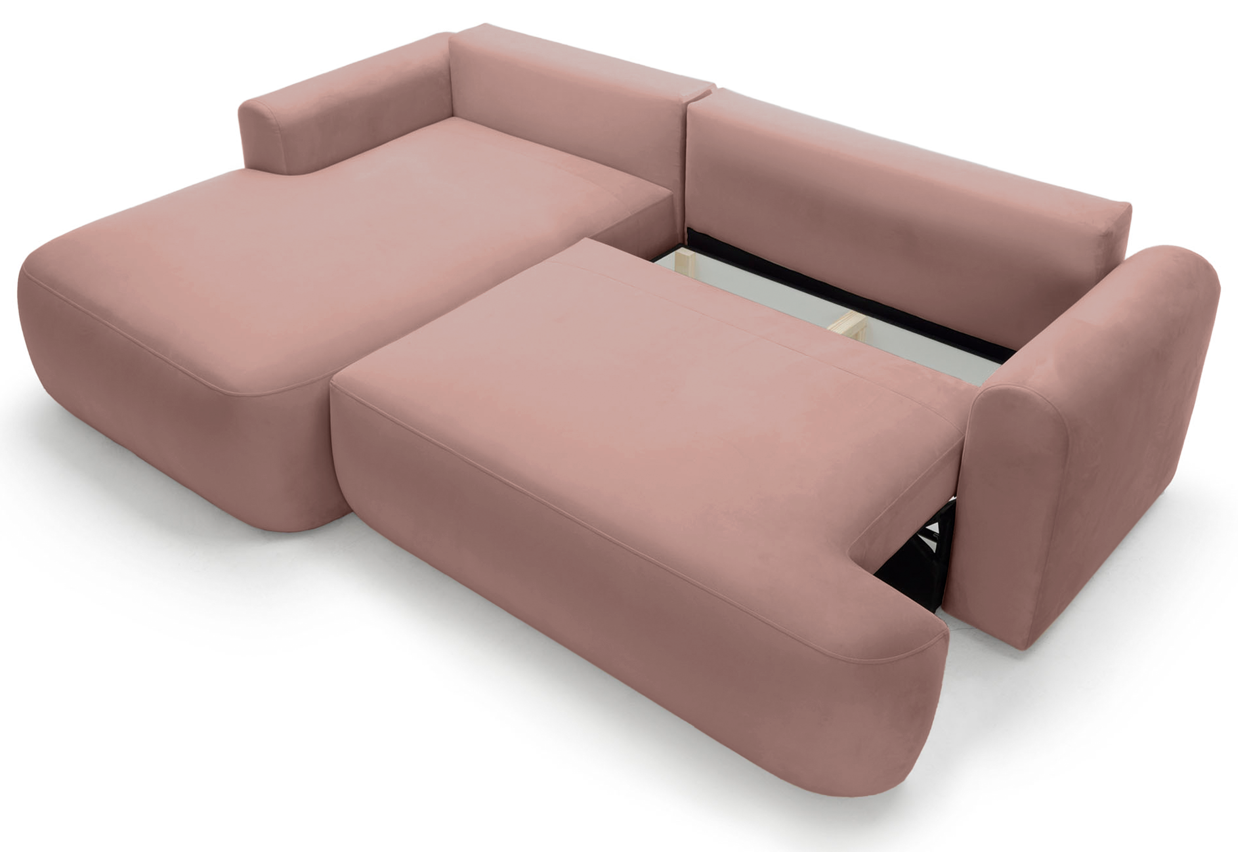 selsey-ovo-ecksofa-mit-schlaffunktion-l-form-links-mit-stauraum-hellrosa-velours image 6