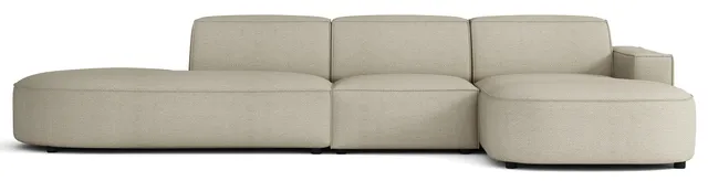 selsey-sallmo-modulares-ecksofa-l-form-rechtsseitig-grau-beige-chenille image 1