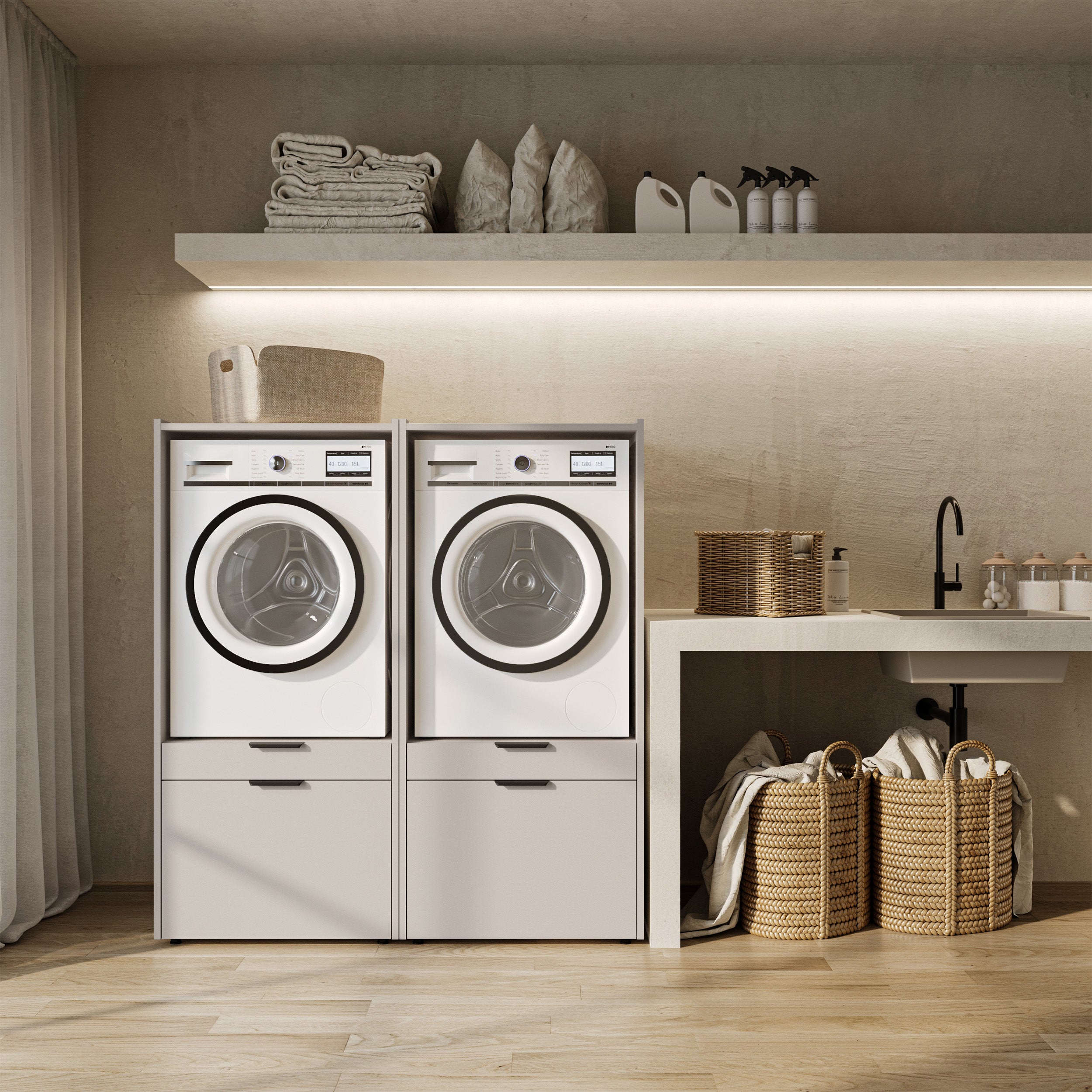 selsey-andiamo-waschmaschinenschrank-mit-schublade-kaschmir image 7