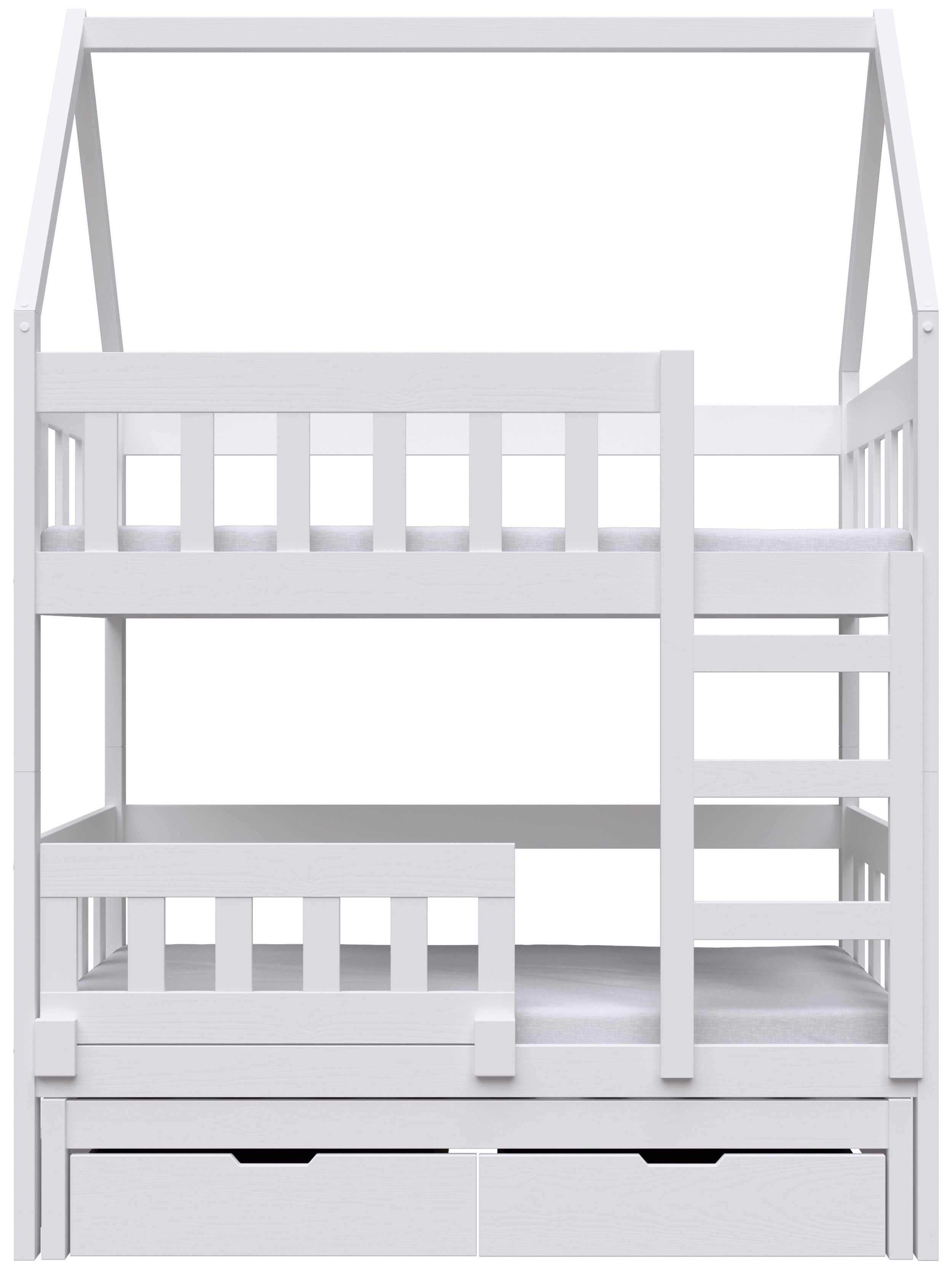 selsey-vistena-etagenbett-75x180-cm-hausform-f-r-3-personen-wei-mit-matratzen-un image 3