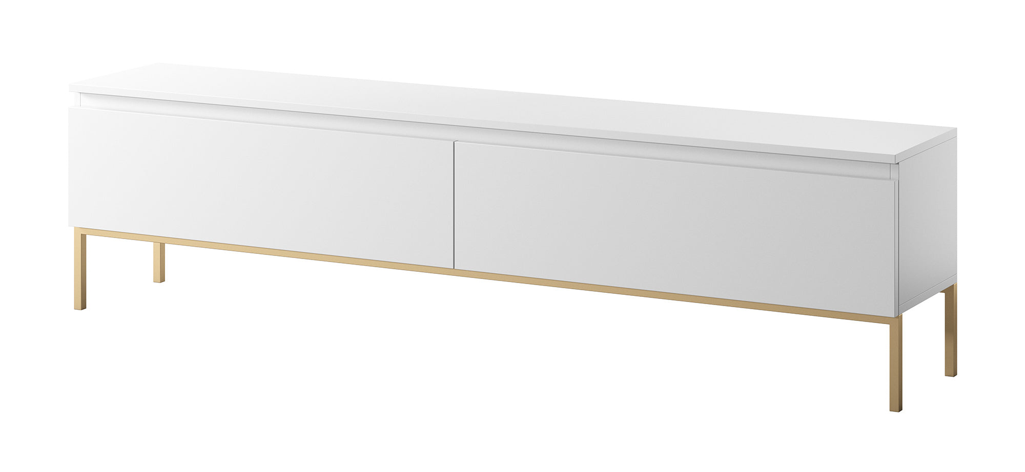 selsey-bemmi-tv-schrank-175-cm-wei-mit-goldenen-beinen image 1
