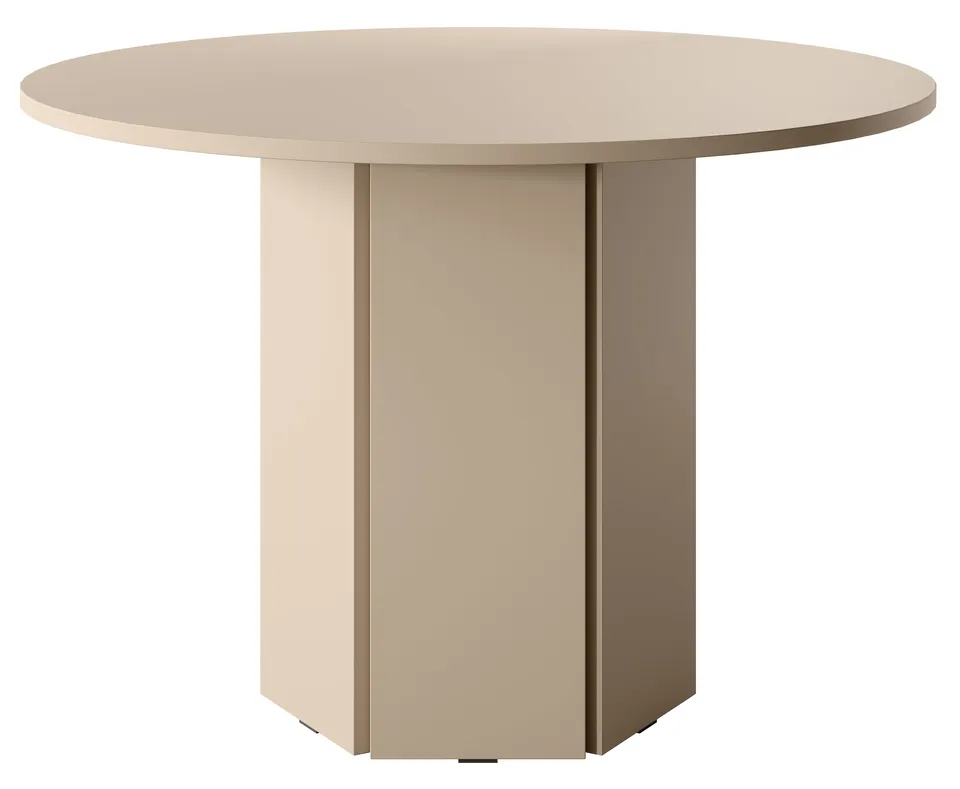 selsey-hexa-runder-esstisch-110-cm-cappuccino image 1