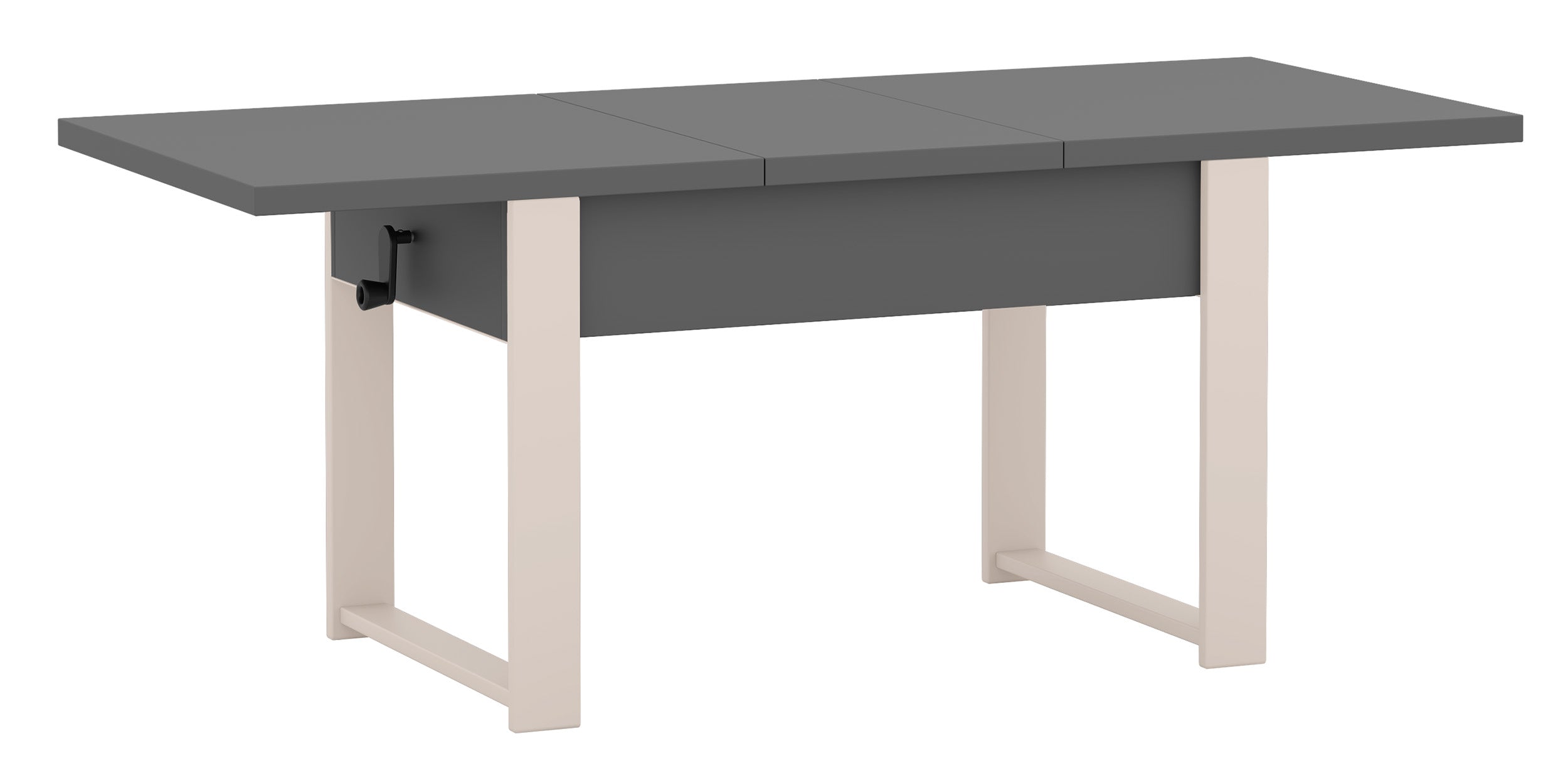 selsey-hugo-ausziehbarer-couchtisch-120-157-x67-cm-grau-diamant-mit-kaschmirbein image 3