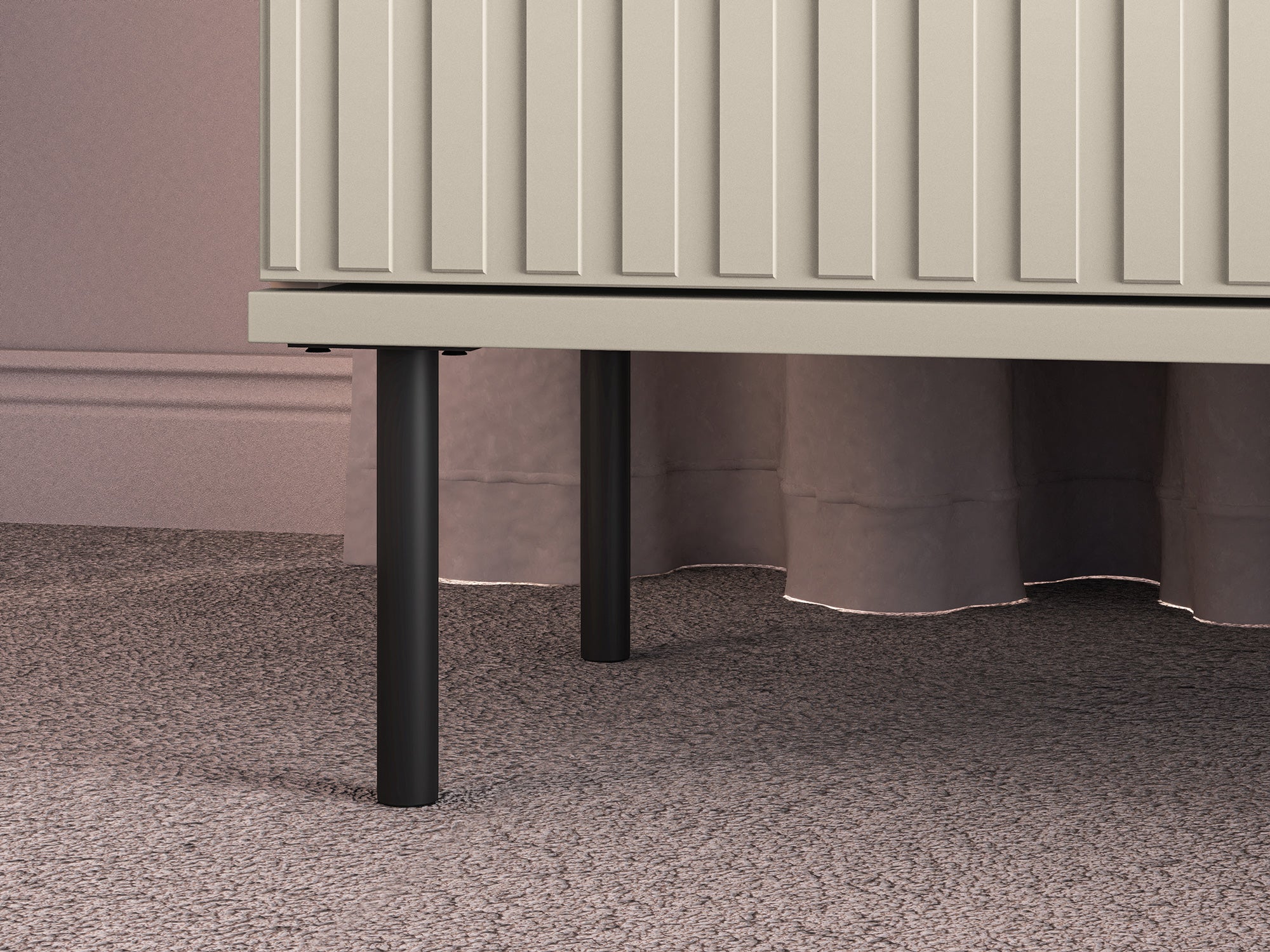 selsey-caletto-nachttisch-50-cm-mit-schublade-beige-mit-lamellen-goldener-griff image 6
