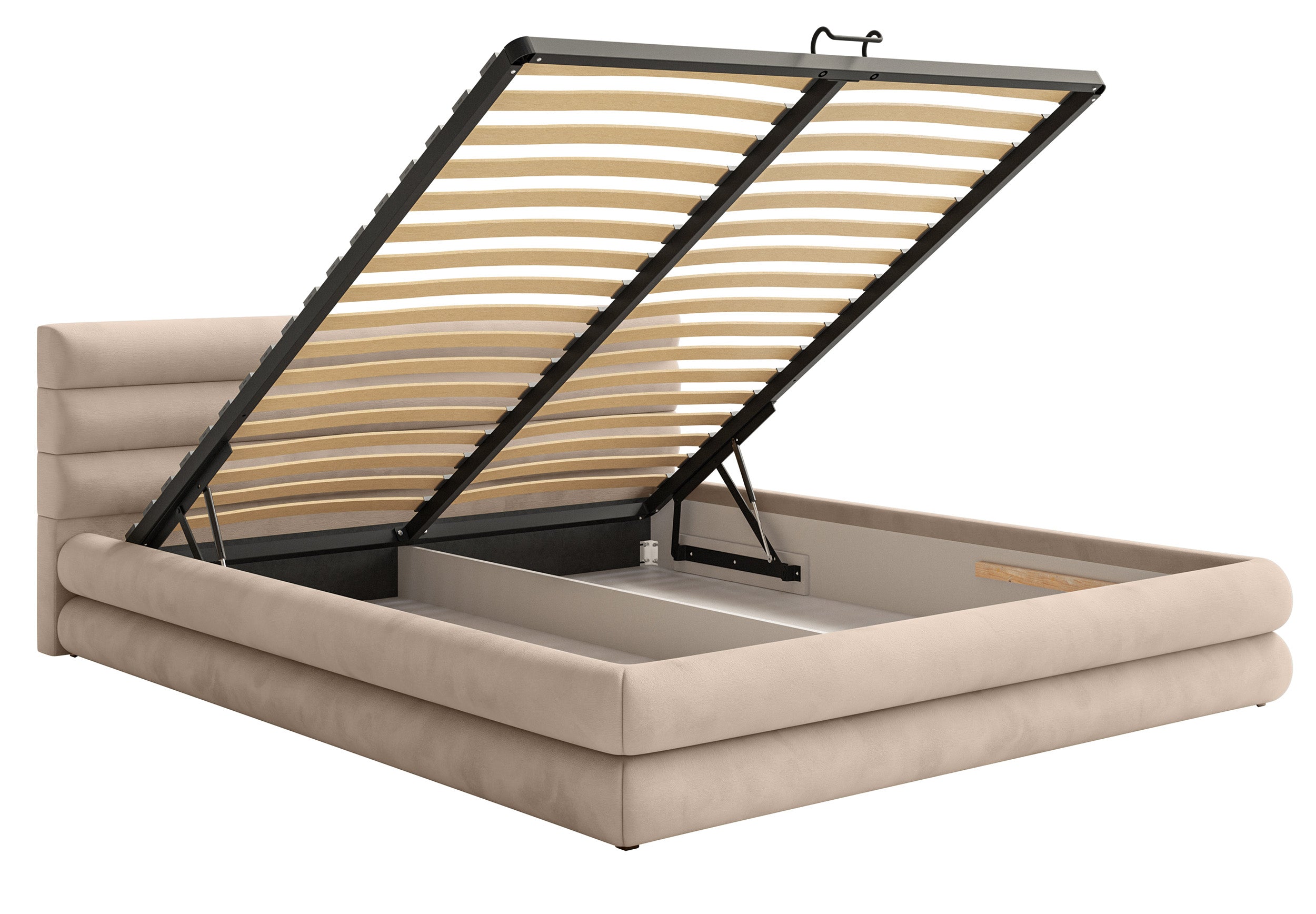 selsey-alegre-polsterbett-160x200-cm-mit-bettkasten-beige-velours image 5