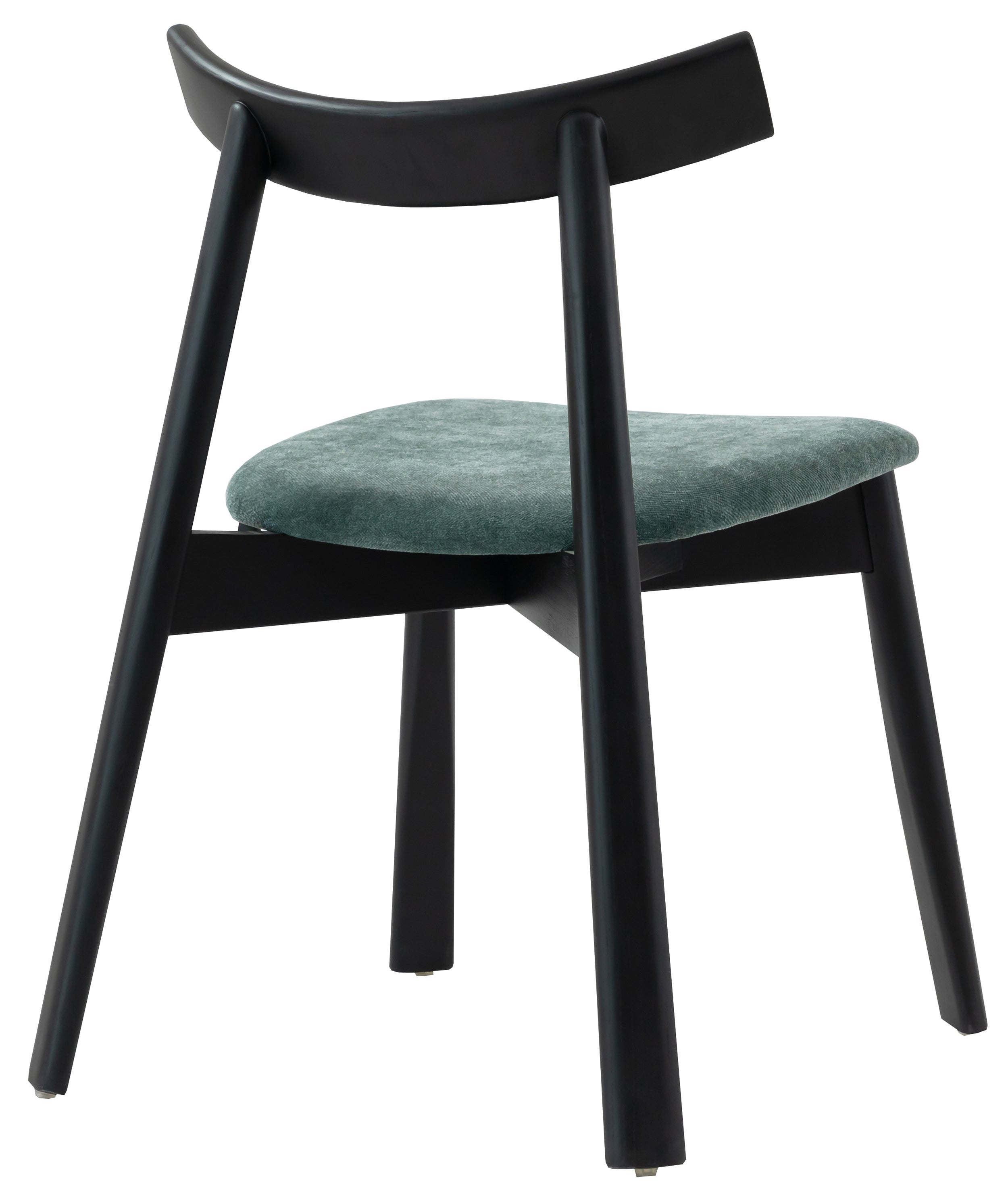 selsey-delify-holzstuhl-esszimmer-dunkelgr-n-chenille-schwarz image 4