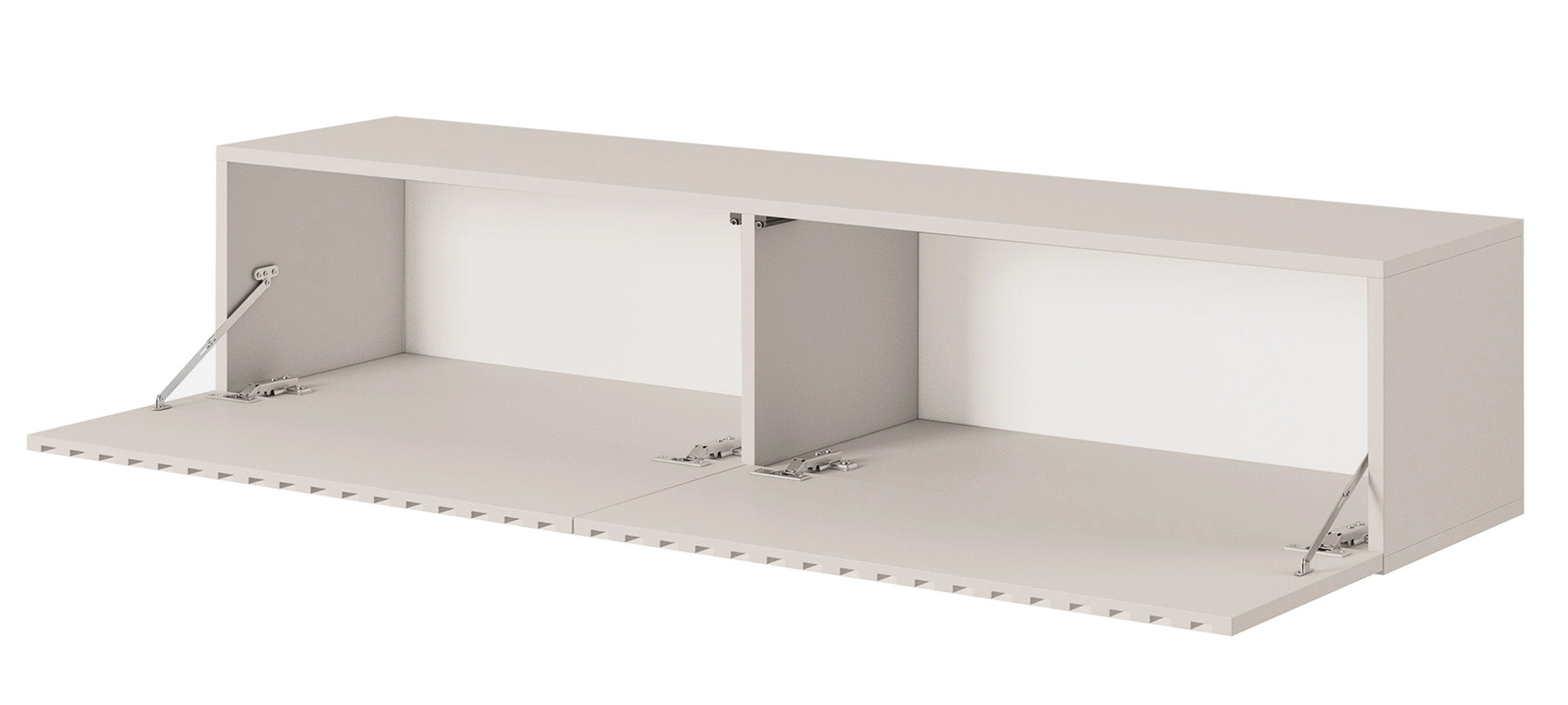 selsey-telire-tv-schrank-138-6-cm-mit-lamellenfront-grau-beige image 3