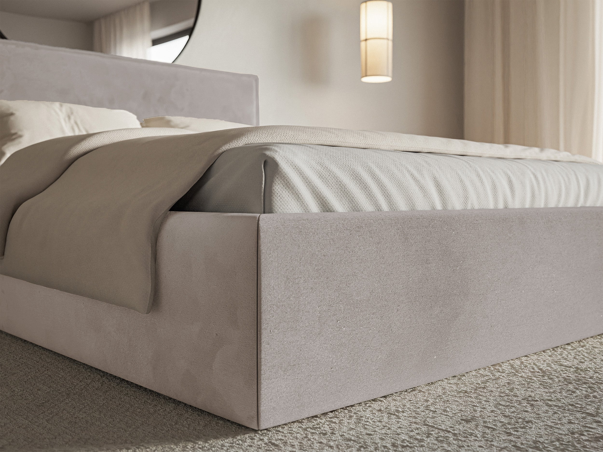 selsey-softie-slim-gepolstertes-bett-160x200-cm-grau-brauner-velours-wasserabwei image 4