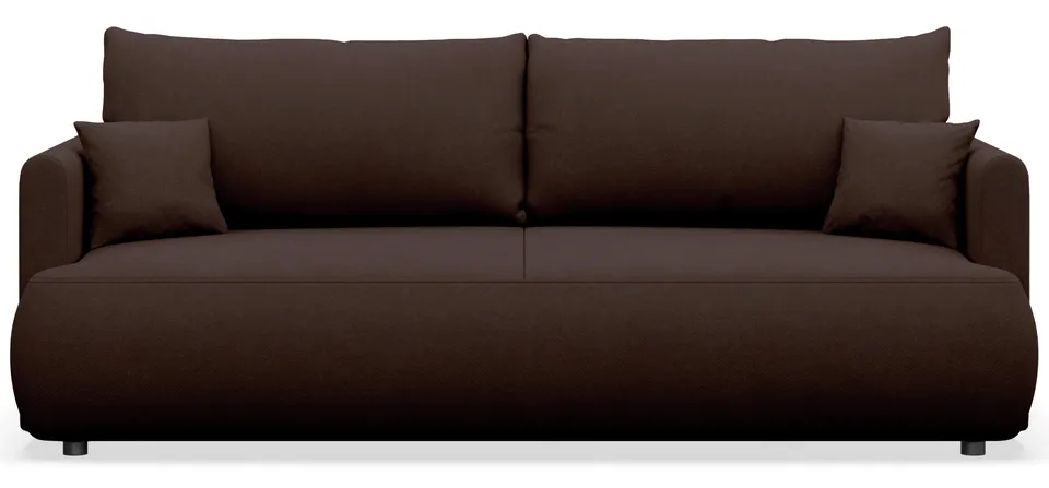 selsey-ovo-mini-dreisitziges-schlafsofa-brauner-chenille-mit-stauraum image 1