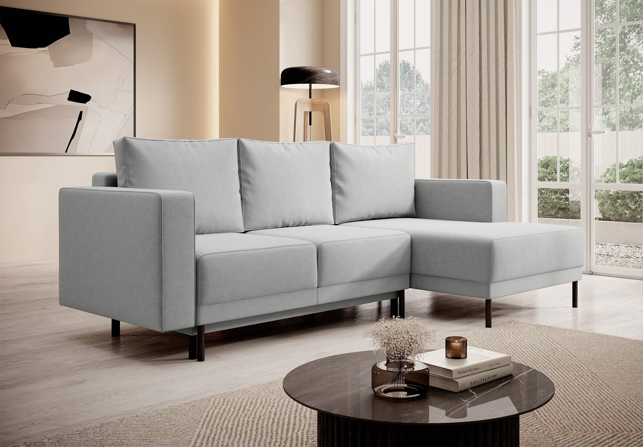 selsey-rodario-mini-ecksofa-mit-schlaffunktion-l-f-rmig-rechts-mit-stauraum-grau image 3