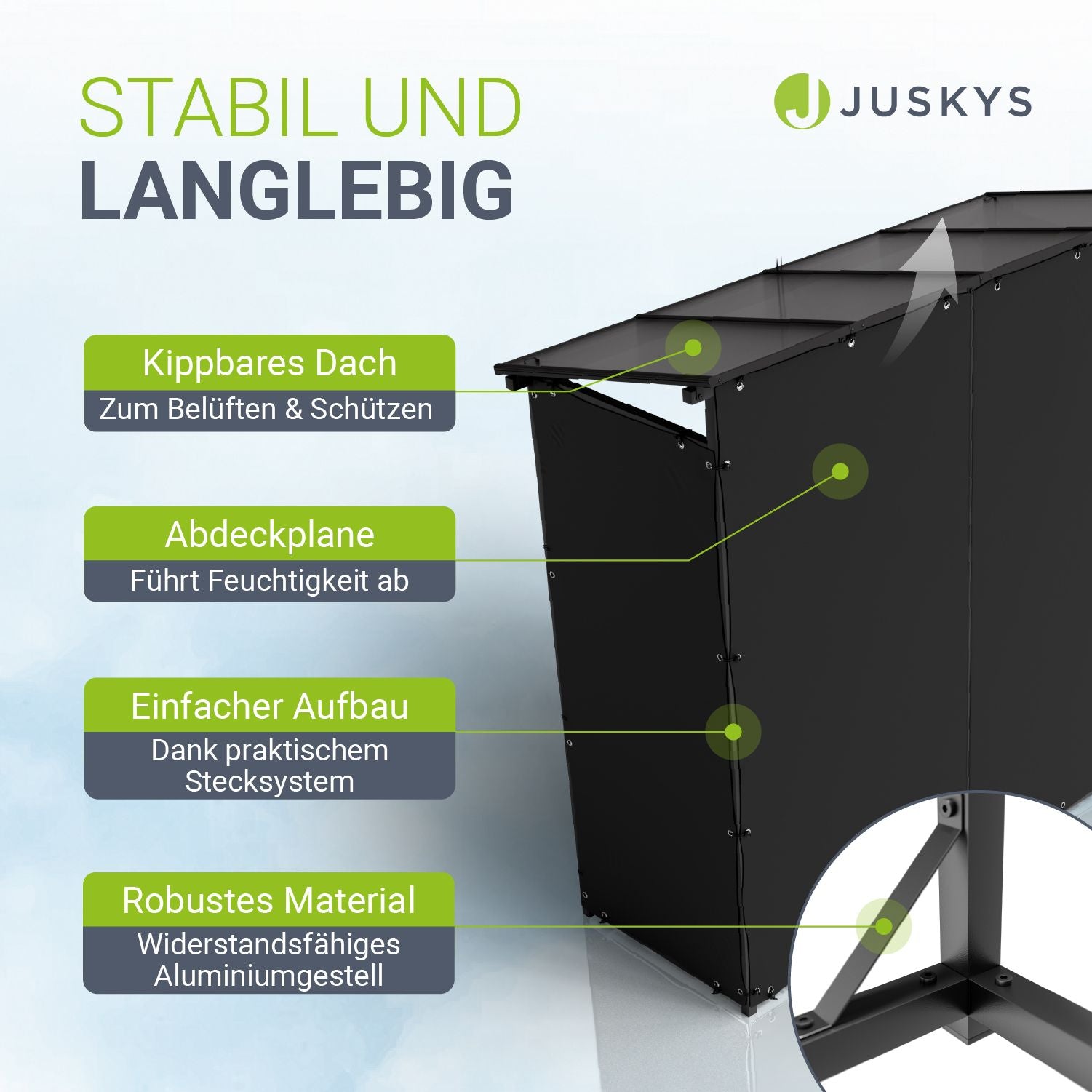 juskys-kaminholzregal-au-en-mit-dach-185-x-70-x-185-cm-2-40-m-metall image 5