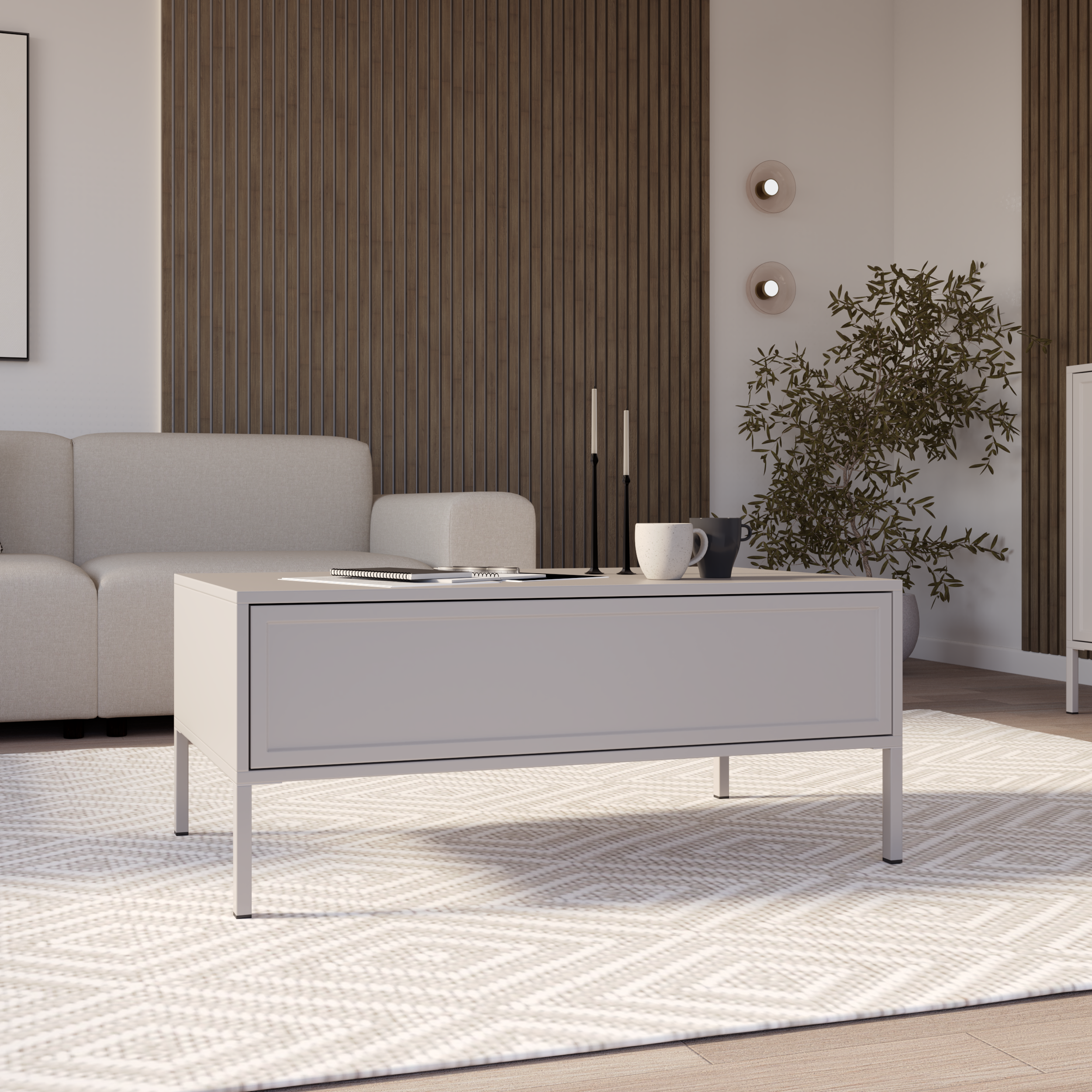 selsey-velveto-couchtisch-mit-schublade-100x50-cm-kaschmir image 4