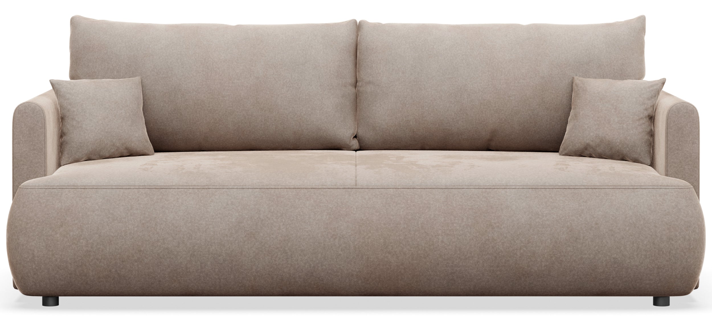 selsey-ovo-mini-drei-sitzer-schlafsofa-mit-stauraum-beige-velours image 1