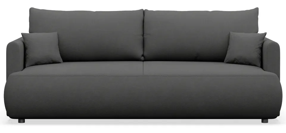 selsey-dreisitziges-schlafsofa-ovo-mini-mit-stauraum-dunkelgrauer-chenille-auskl image 1
