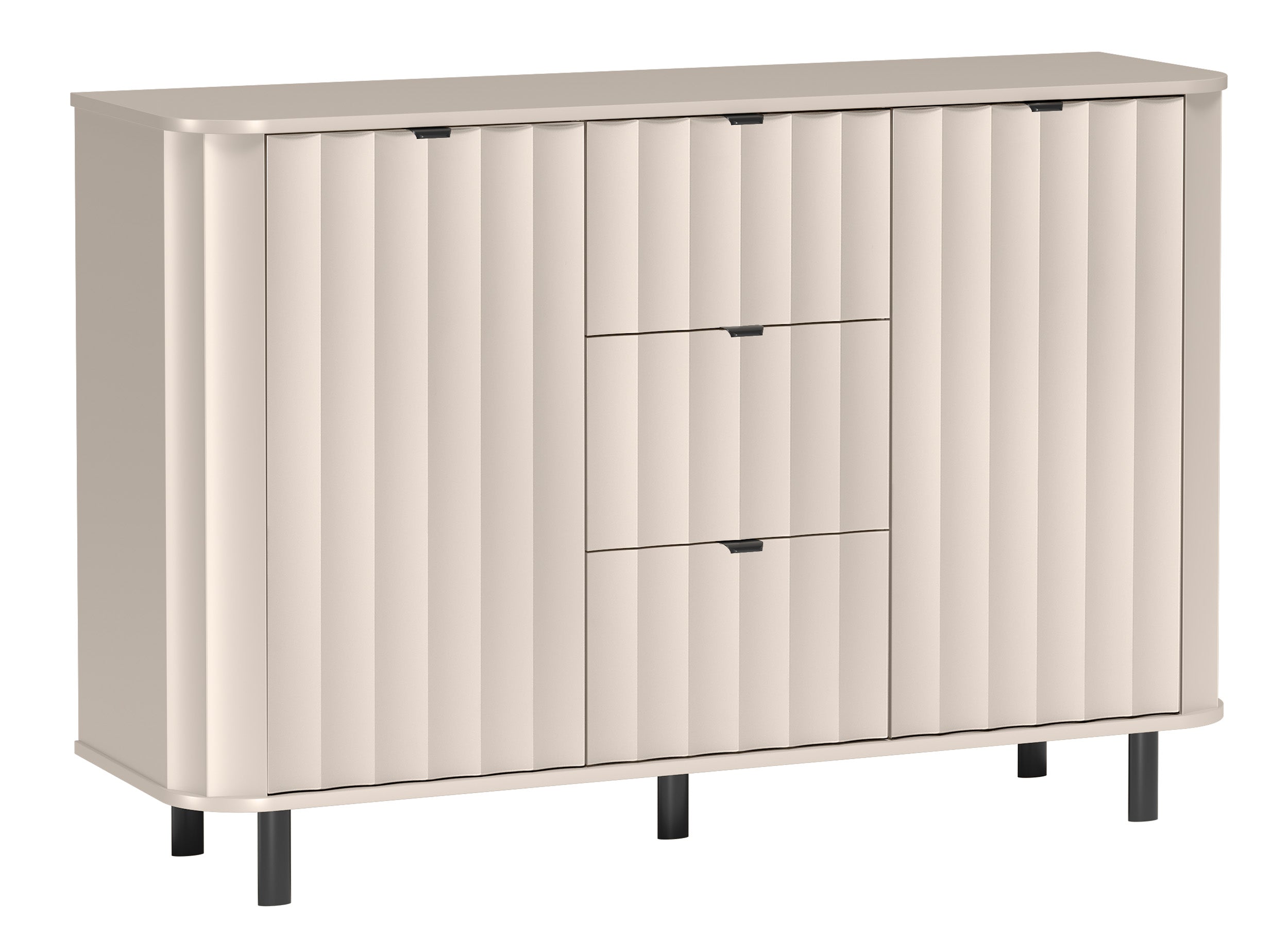 selsey-novado-zweit-rige-kommode-137-cm-kaschmir-mit-drei-schubladen image 1
