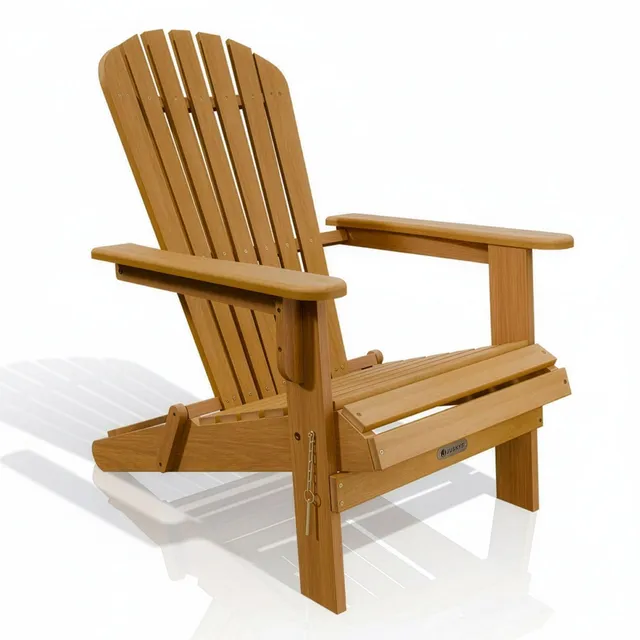 juskys-korfu-gartenliegestuhl-klappbar-akazienholz-85x69x94-cm image 1