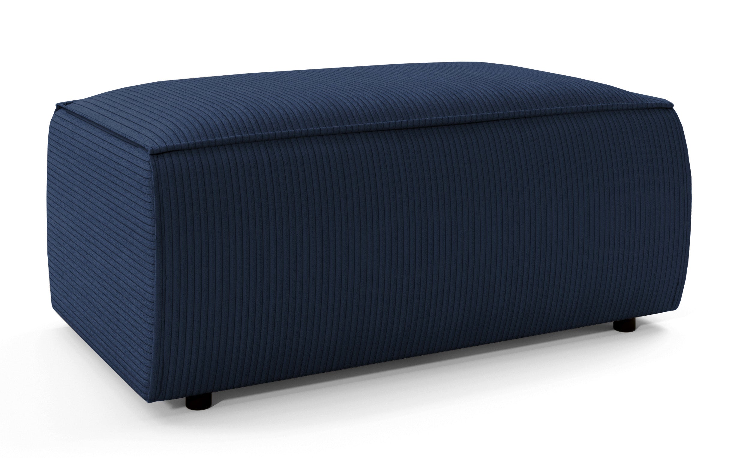 selsey-farese-ottoman-pouf-dunkelblauer-cordstoff image 1
