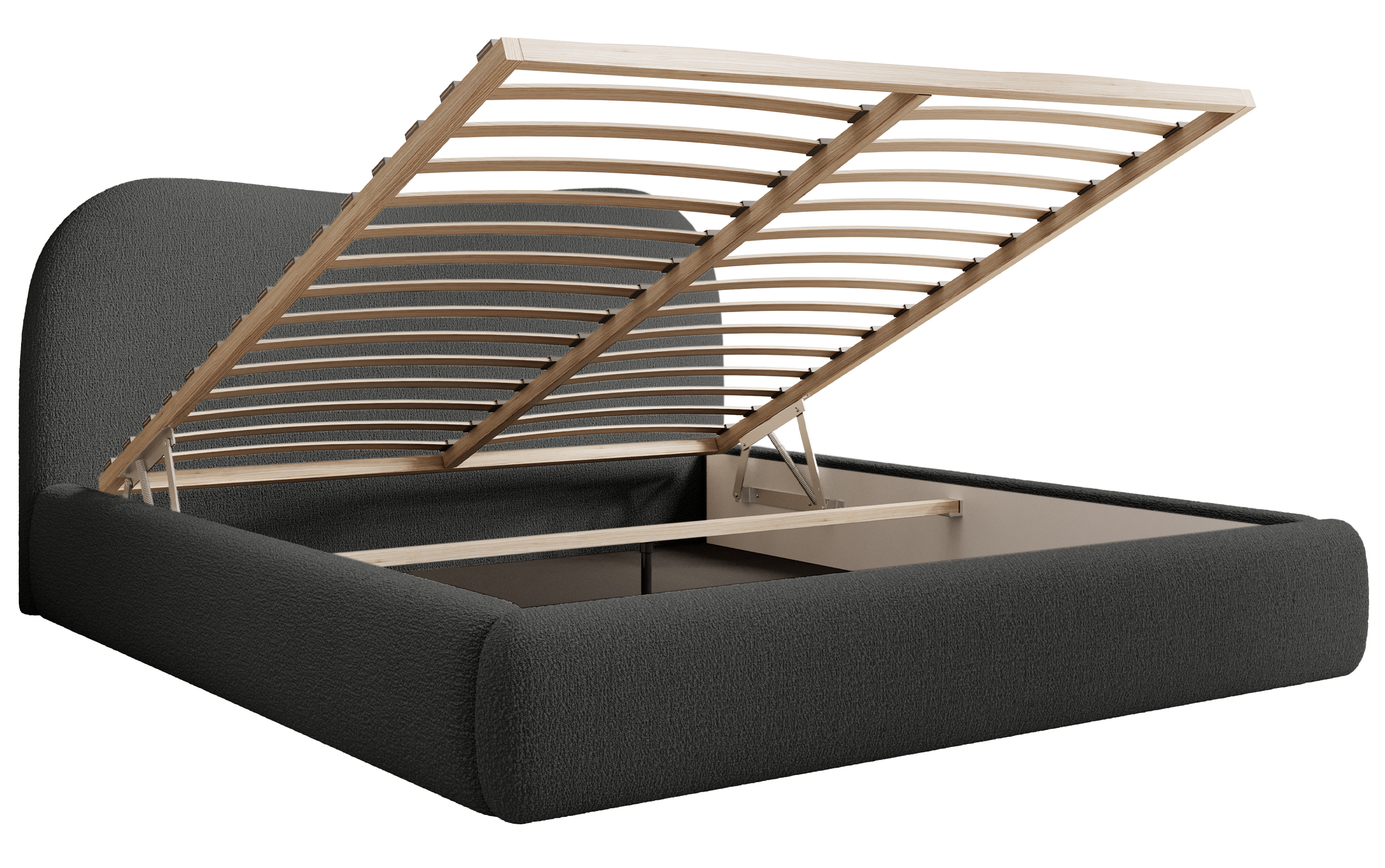 selsey-simsalo-gepolstertes-bett-140x200-cm-mit-stauraum-graphit-boucl image 4