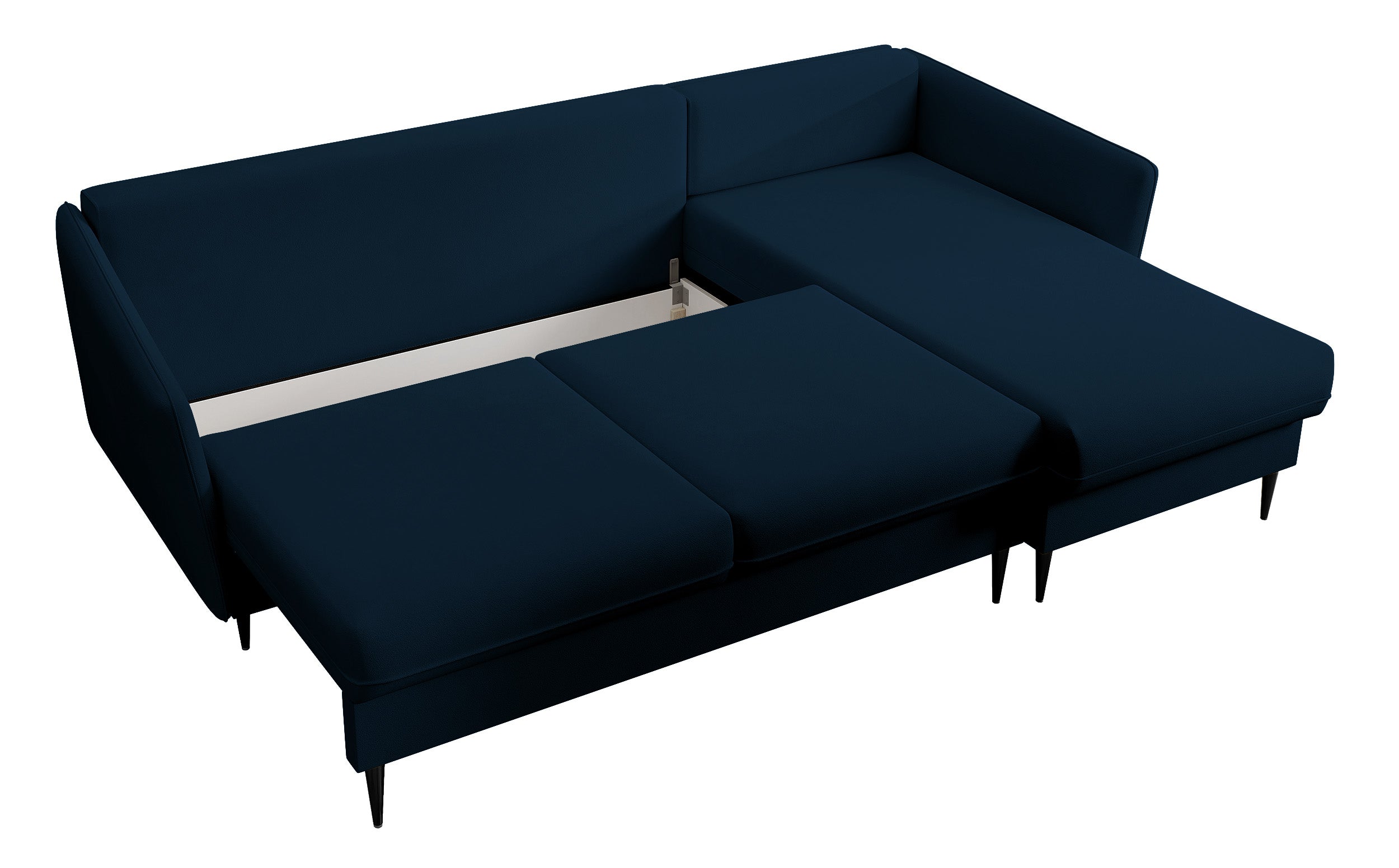 selsey-volio-ecksofa-mit-schlaffunktion-samtblau-schwarze-beine image 7