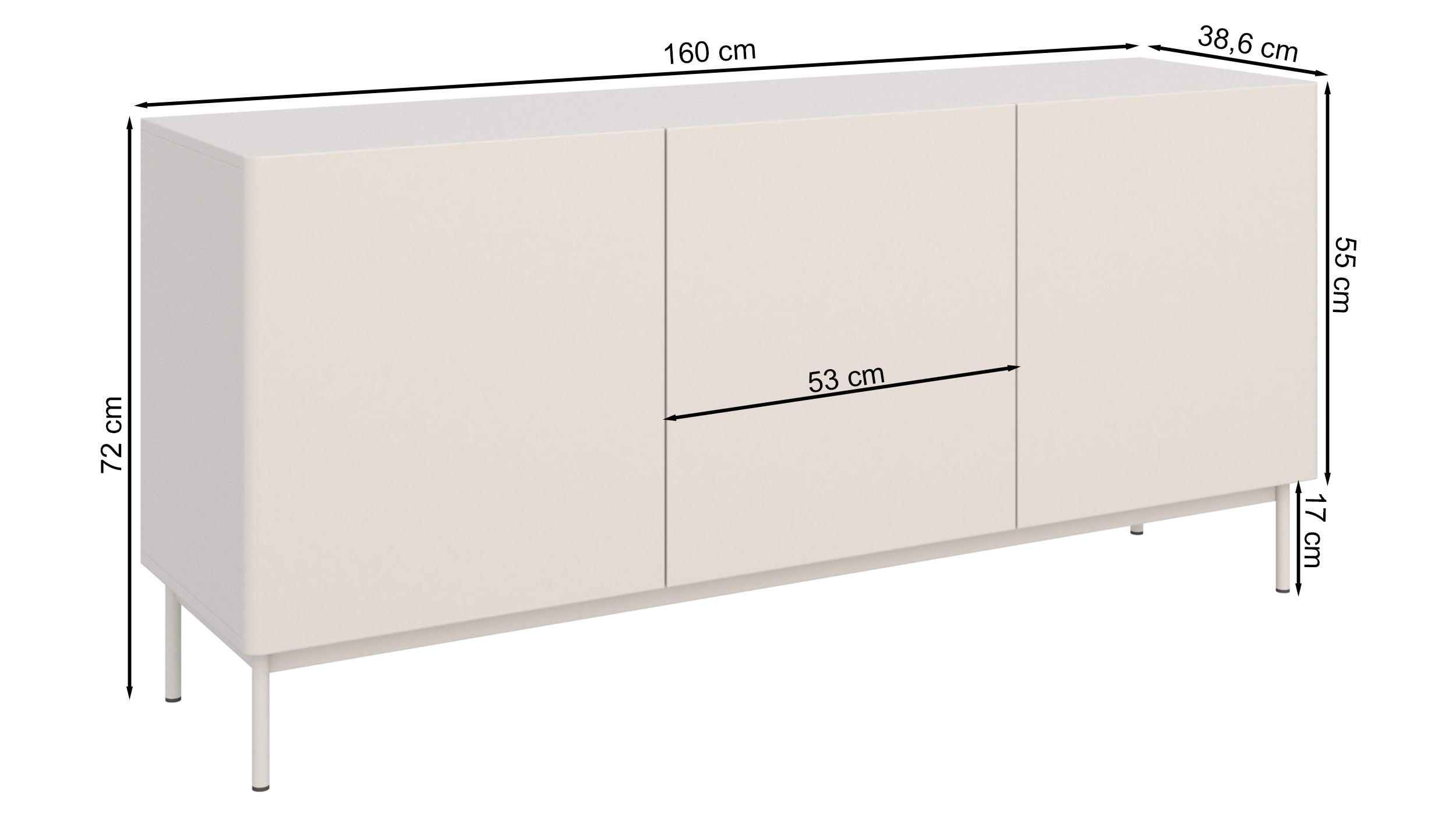 selsey-olio-tv-schrank-160-cm-dreit-rig-hoch-wei-mit-6-f-chern image 5