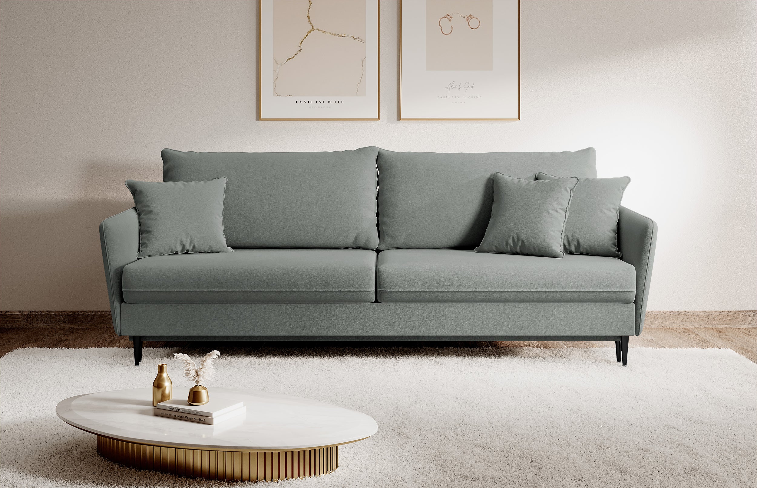 selsey-volio-dreisitziges-ausklappbares-sofa-grau-velours-wasserabweisend-mit-sc image 3