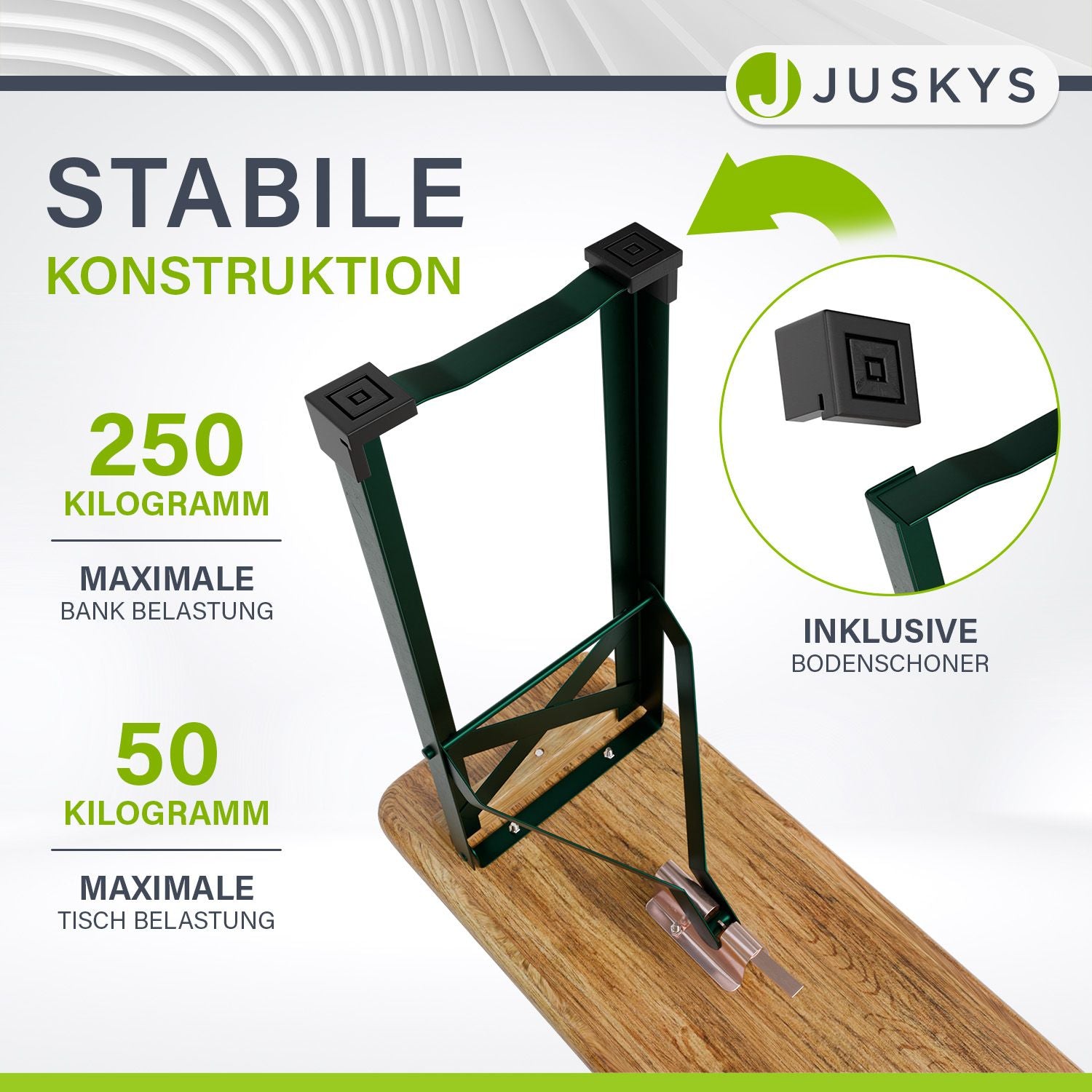 juskys-bierzeltgarnitur-passau-220-cm-tannenholz-klappbar-natur image 6