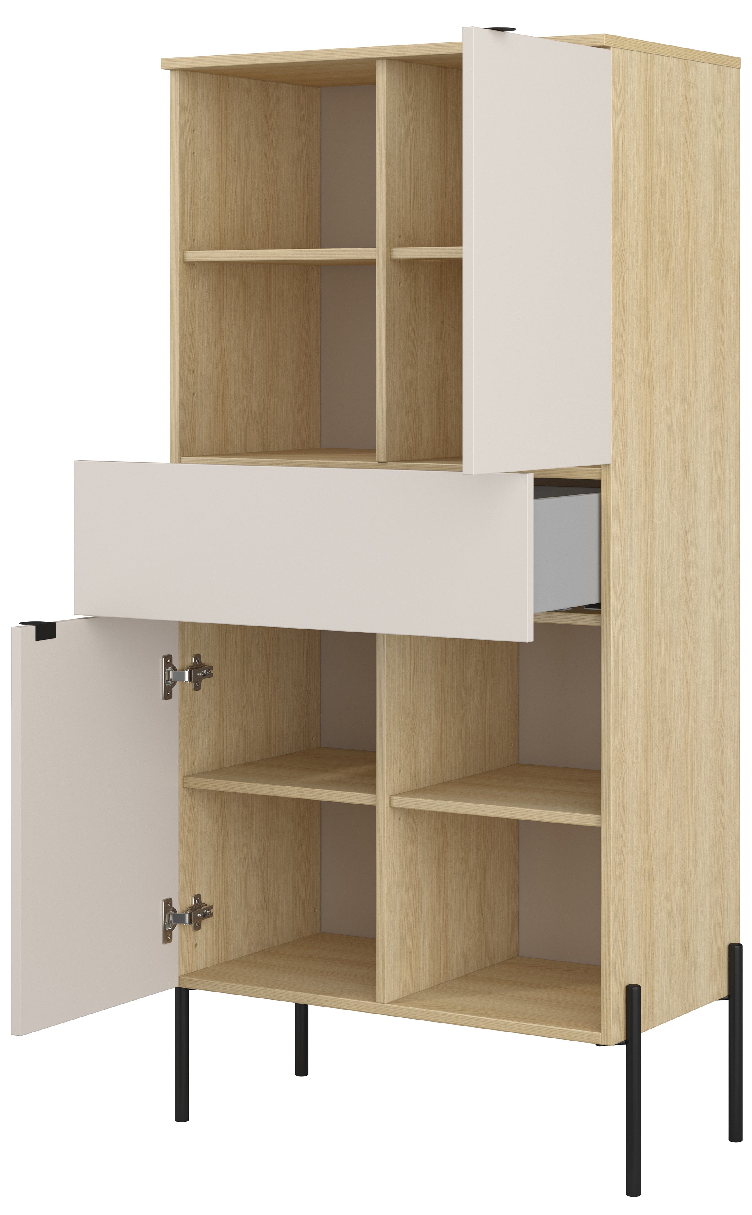selsey-ore-sideboard-70-cm-zweit-rig-mit-schublade-lindberg-eiche-kaschmir image 3