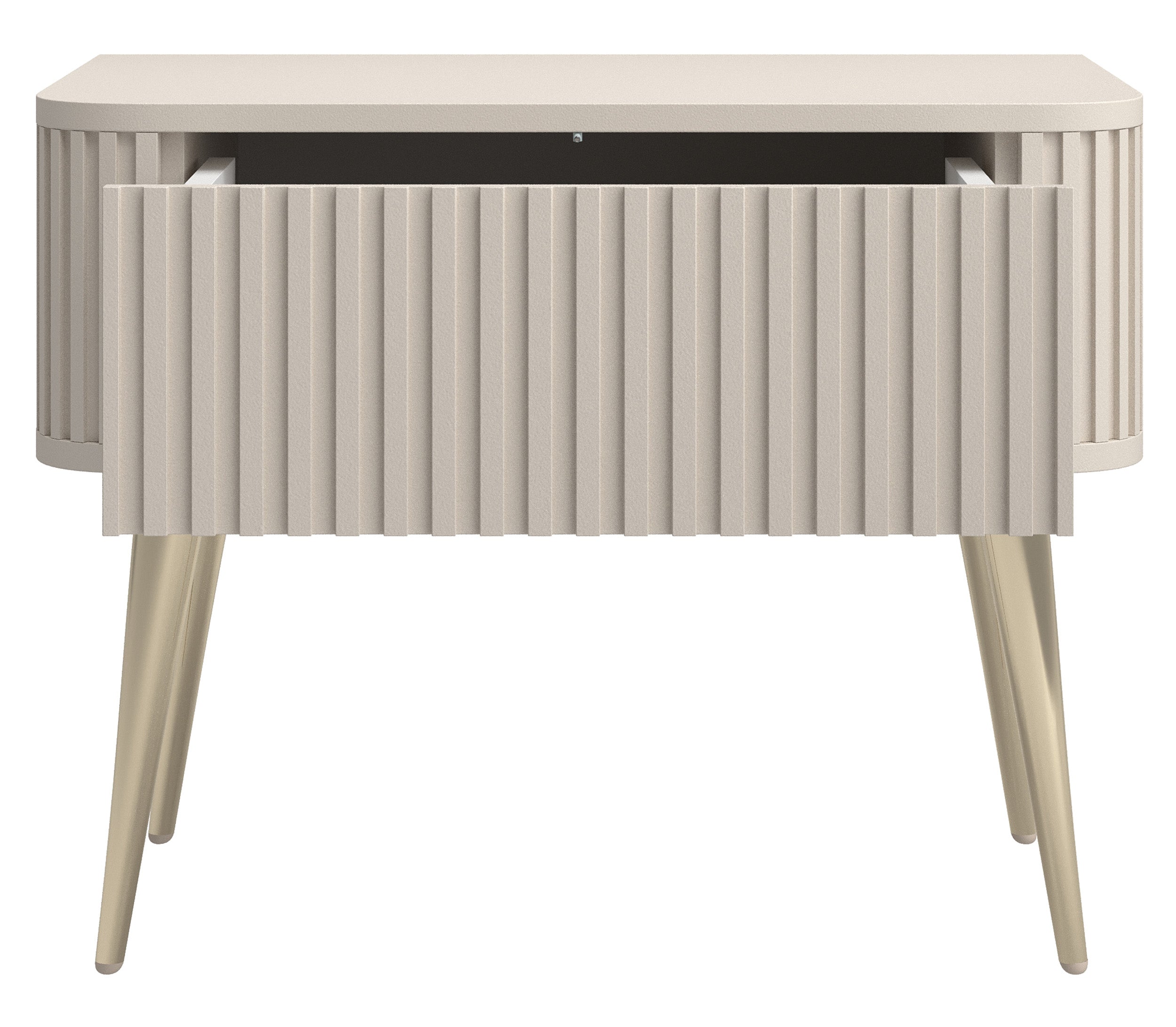 selsey-ovarlo-nachttisch-63-cm-mit-rillen-und-schublade-sandbeige-mit-goldenen-b image 3