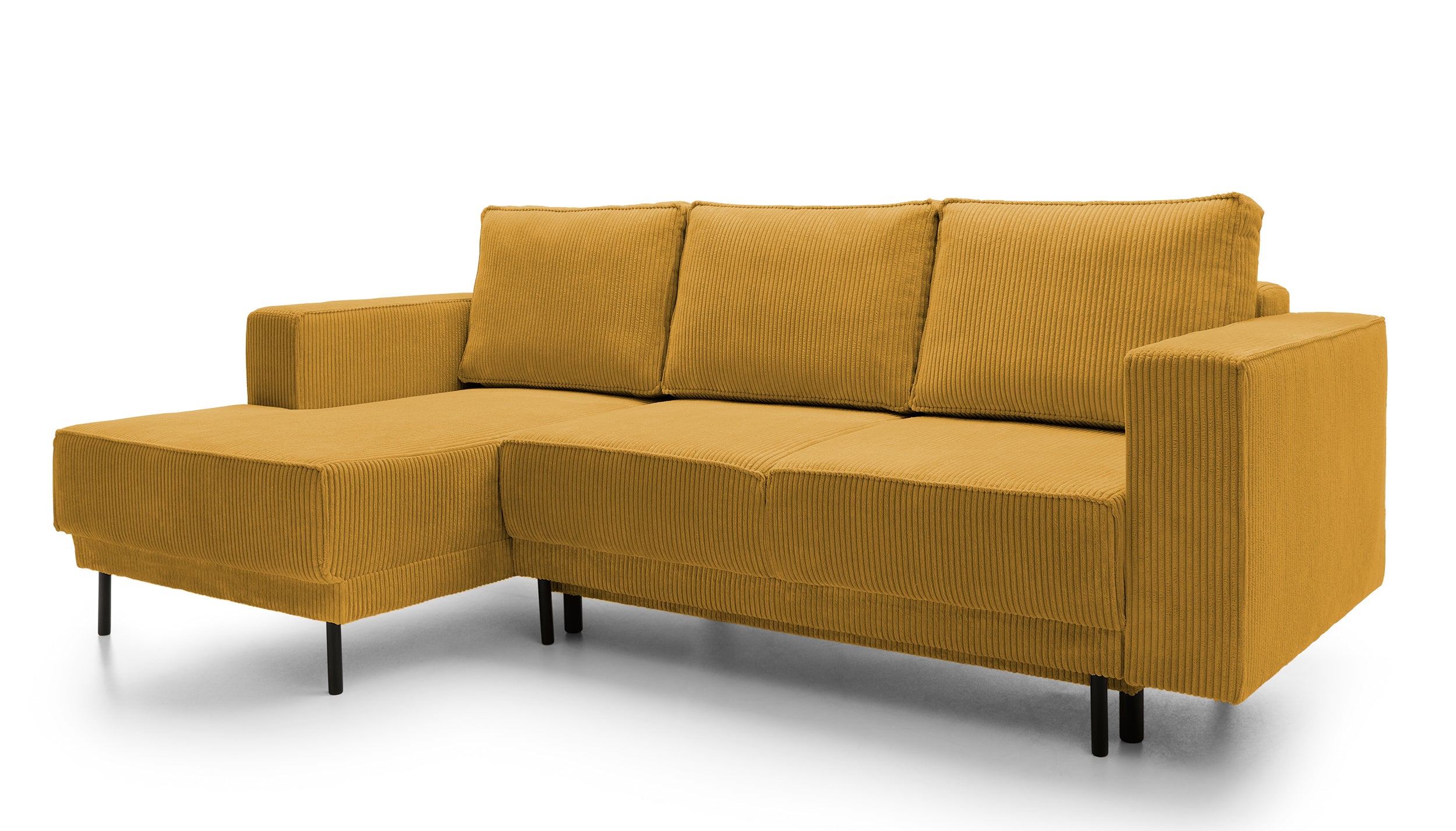 selsey-rodario-mini-ecksofa-mit-schlaffunktion-l-form-links-senfgelb-cord-mit-st image 4