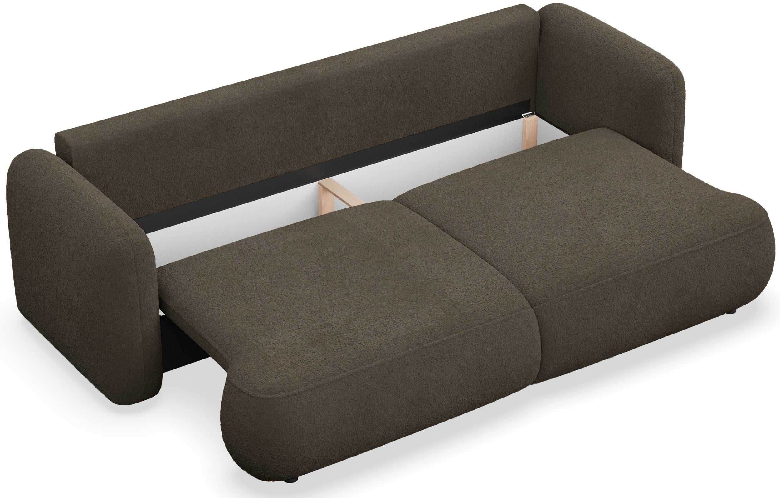 selsey-tvoya-dreisitziges-schlafsofa-ausklappbar-braunes-boucl image 4