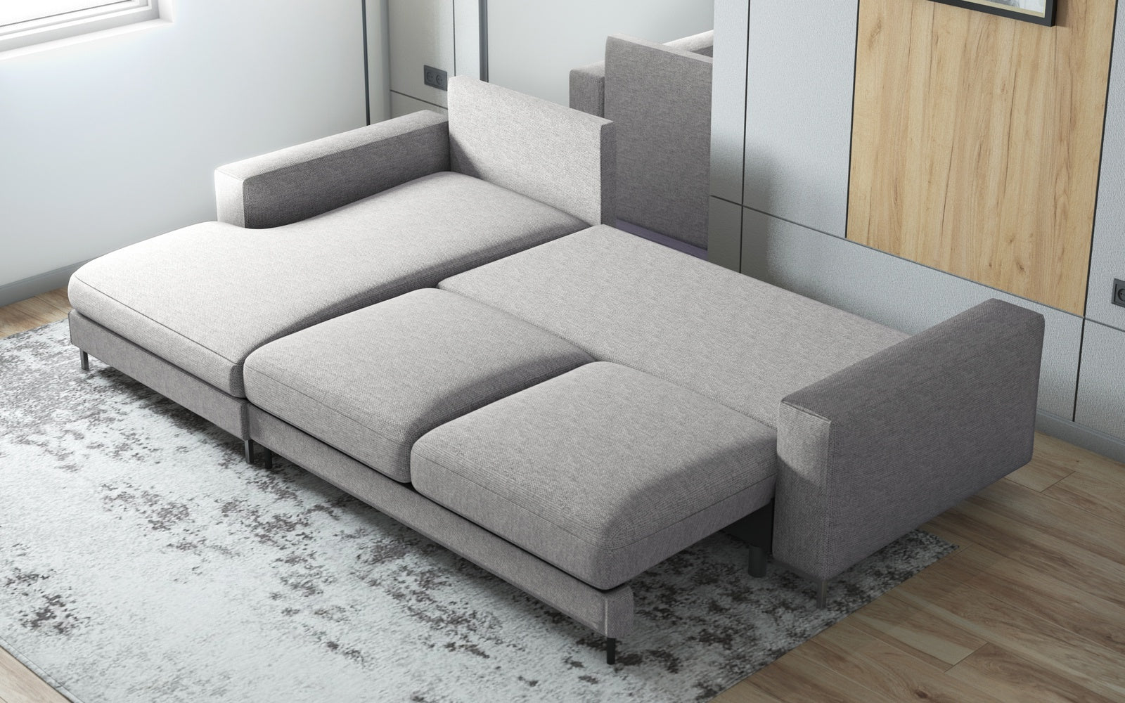 selsey-mokpeo-ecksofa-mit-schlaffunktion-l-form-links-hellgrau-stoff image 3