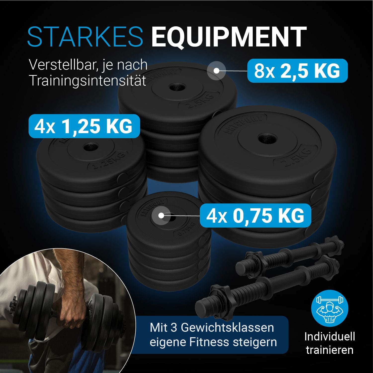 juskys-artsport-hantelset-30-kg-mit-2-kurzhanteln-verstellbar image 3