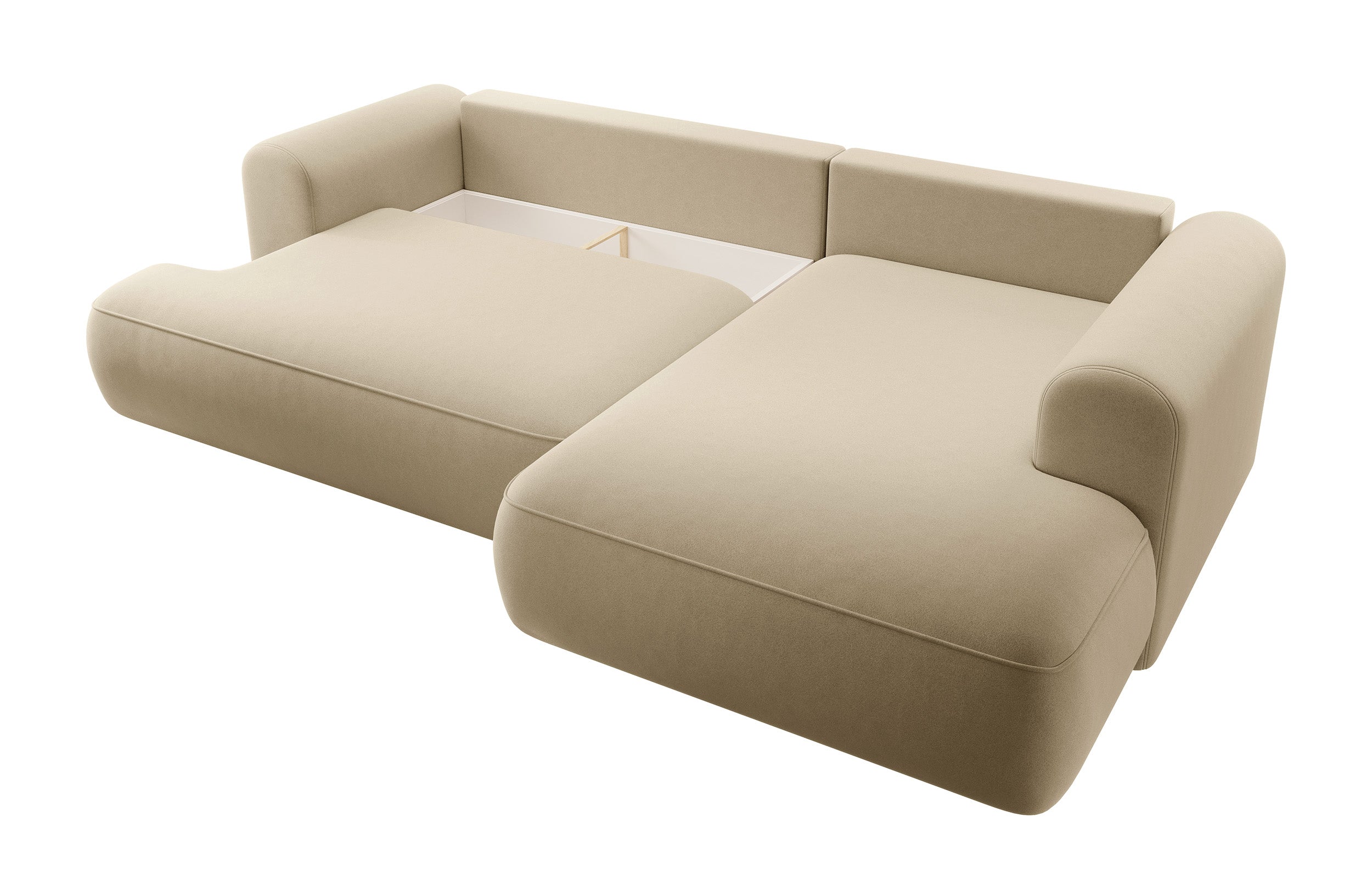 selsey-ovo-ecksofa-mit-schlaffunktion-rechts-l-form-beige-velours-mit-stauraum image 6