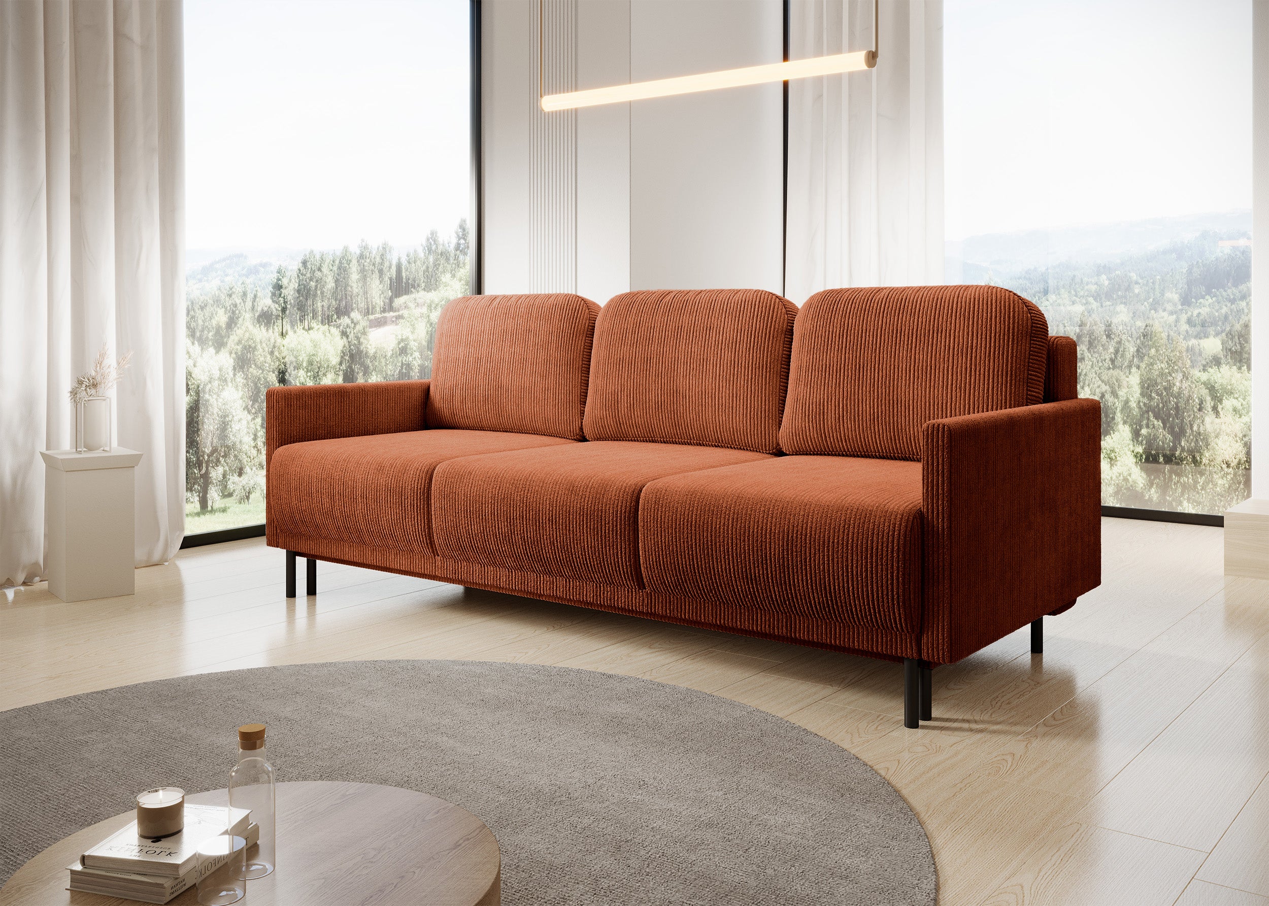 selsey-schlafsofa-hamiel-3-sitzer-ausklappbar-mit-stauraum-sofa-kupferfarbener-c image 3