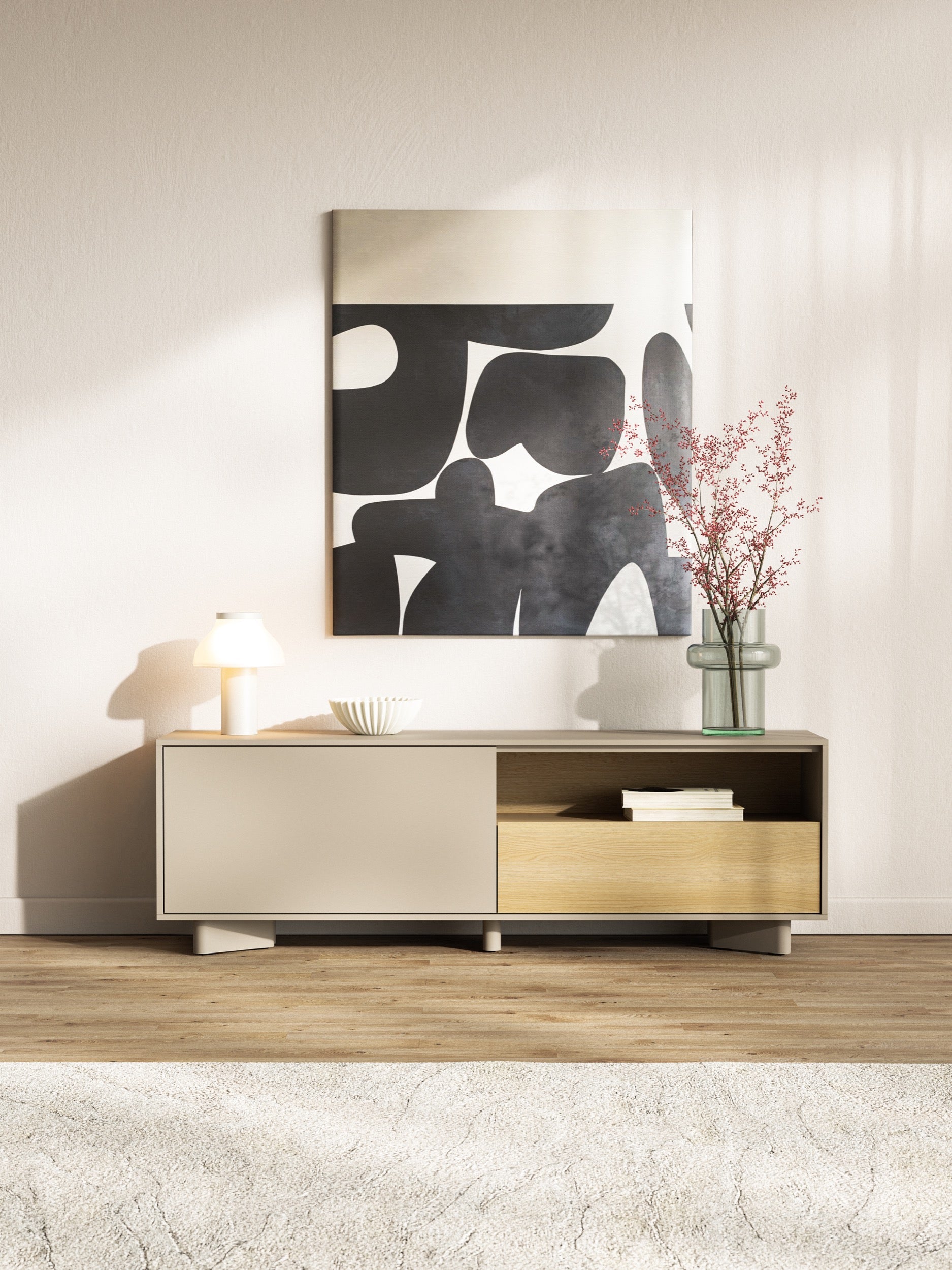 selsey-distria-tv-schrank-mit-schublade-140-cm-kaschmir-vicenza-eiche image 5